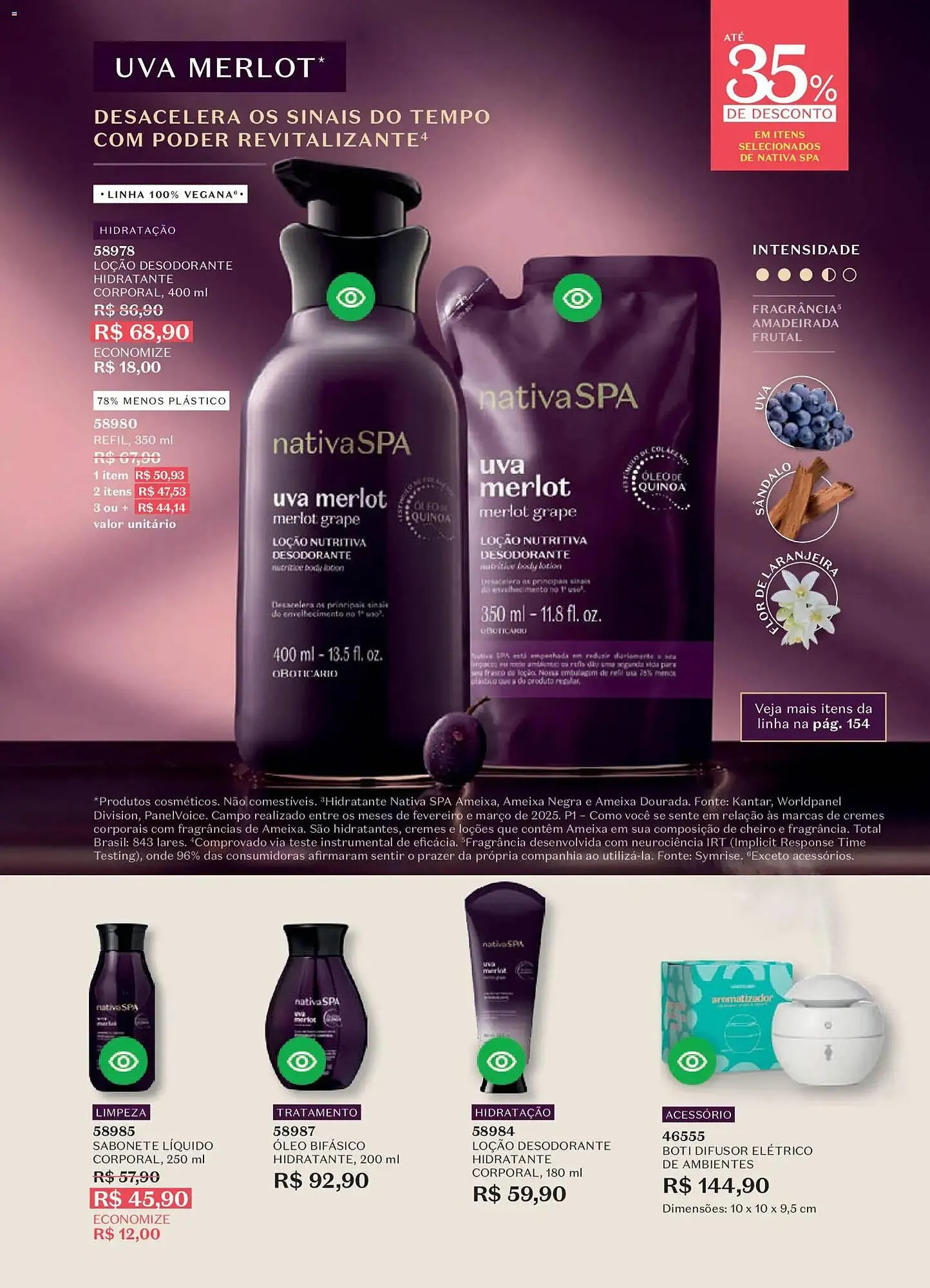Encarte de Catálogo O Boticário 3 de novembro até 30 de novembro 2025 - Pagina 156
