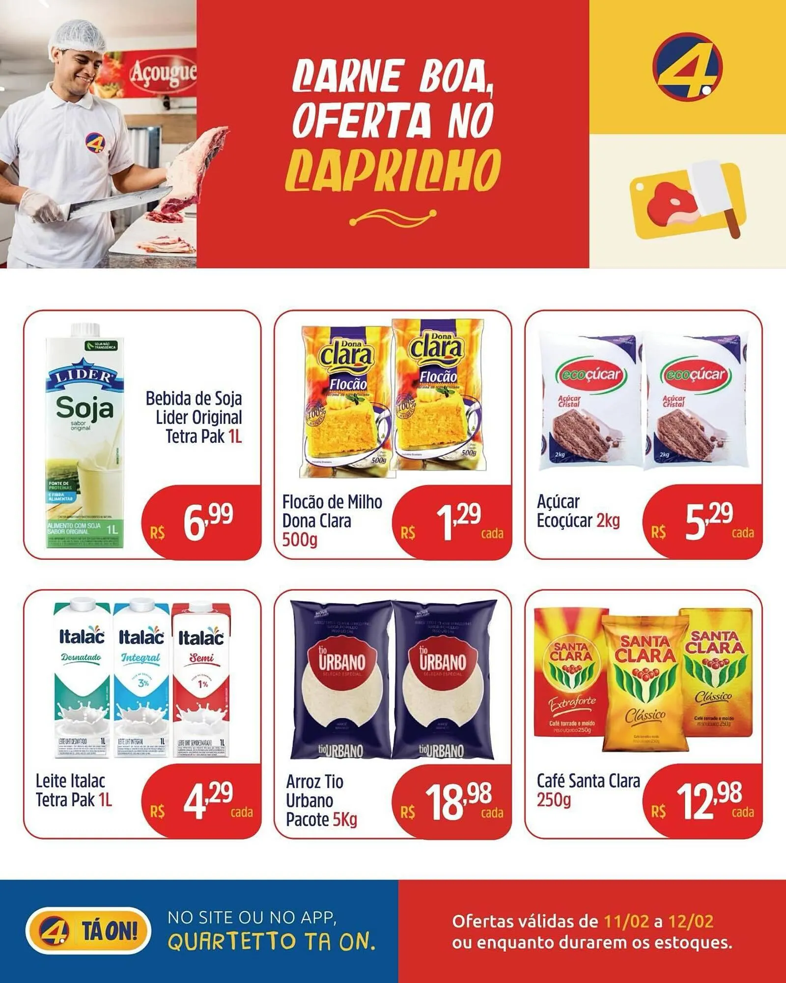 Encarte de Catálogo Quartetto Supermercados 11 de fevereiro até 12 de fevereiro 2026 - Pagina 2