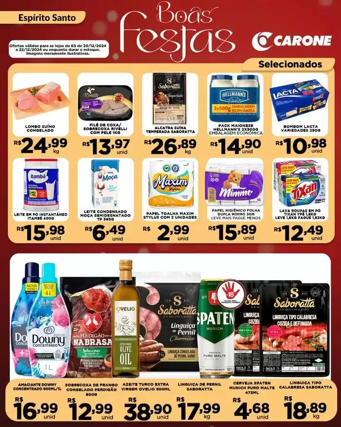 Encarte de Feira Carone 20 de dezembro até 22 de dezembro 2024 - Pagina 2