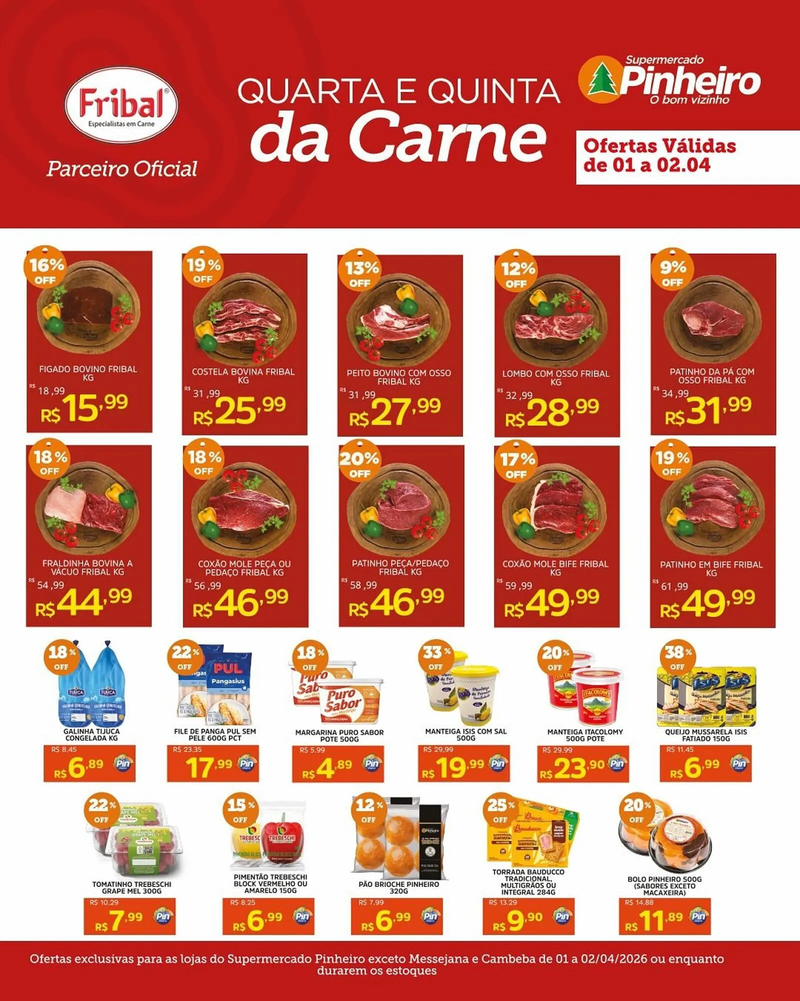 Encarte de Encarte Pinheiro Supermercado 1 de abril até 2 de abril 2026 - Pagina 2