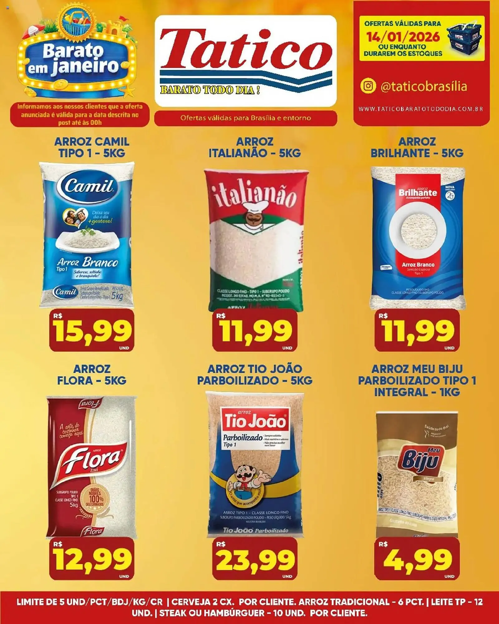 Encarte de Tabloide Tatico 14 de janeiro até 14 de janeiro 2026 - Pagina 1