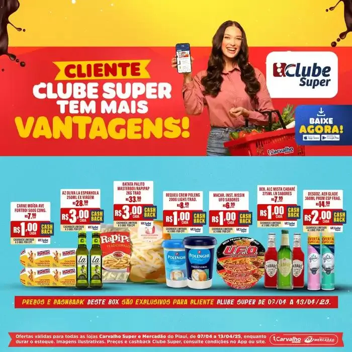 Encarte de Encarte Carvalho Supermercado 10 de abril até 13 de abril 2025 - Pagina 8