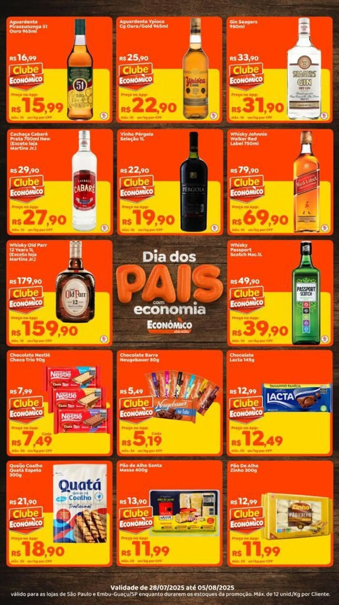 Encarte de Catálogo Econômico Atacadão 28 de julho até 5 de agosto 2025 - Pagina 3