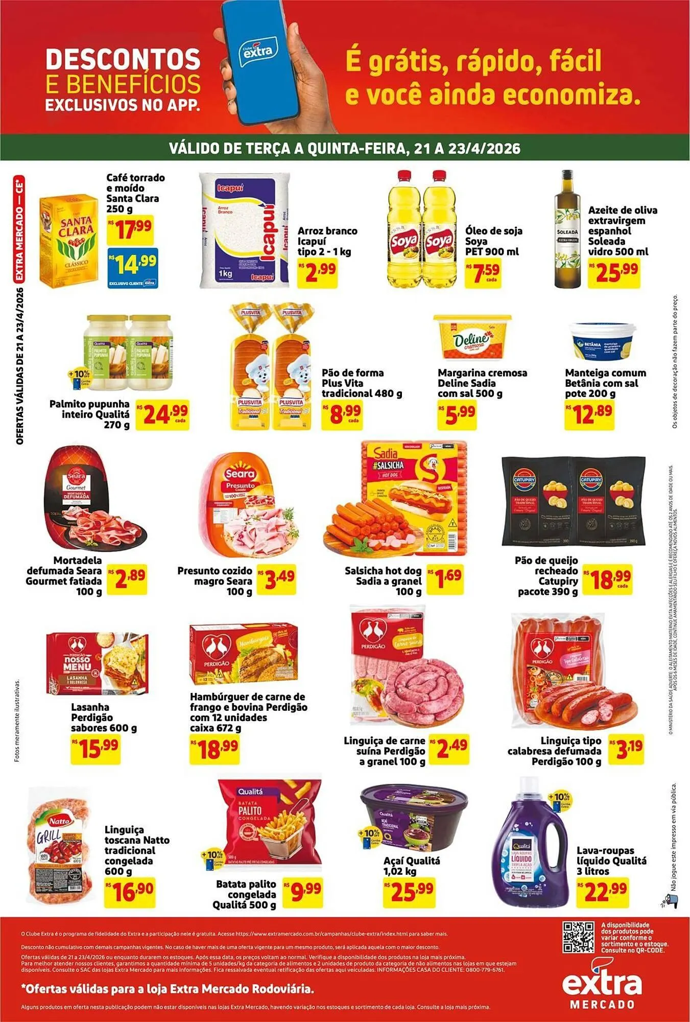 Encarte de Encarte Mercado Extra 21 de abril até 23 de abril 2026 - Pagina 2