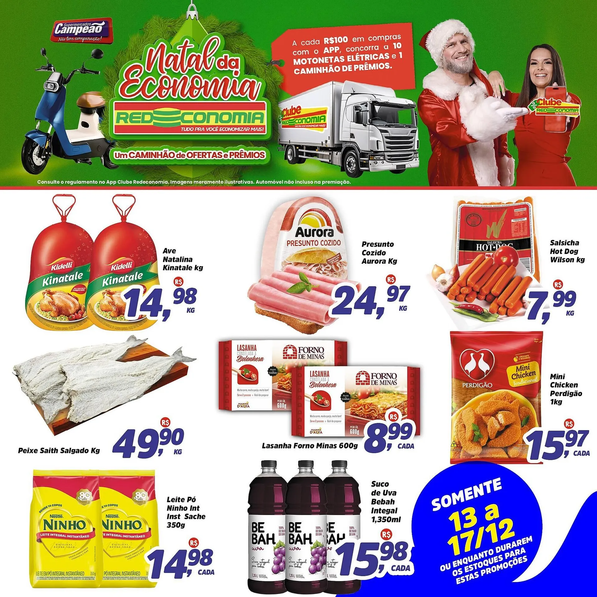 Encarte de Catálogo Supermercados Campeão 13 de dezembro até 17 de dezembro 2024 - Pagina 1