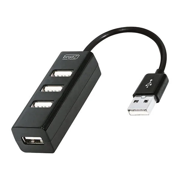 HUB USB 2.0 4 em 1, 4 portas USB 2.0, 1 JL-U24H, 2Plug - BT 1 UN