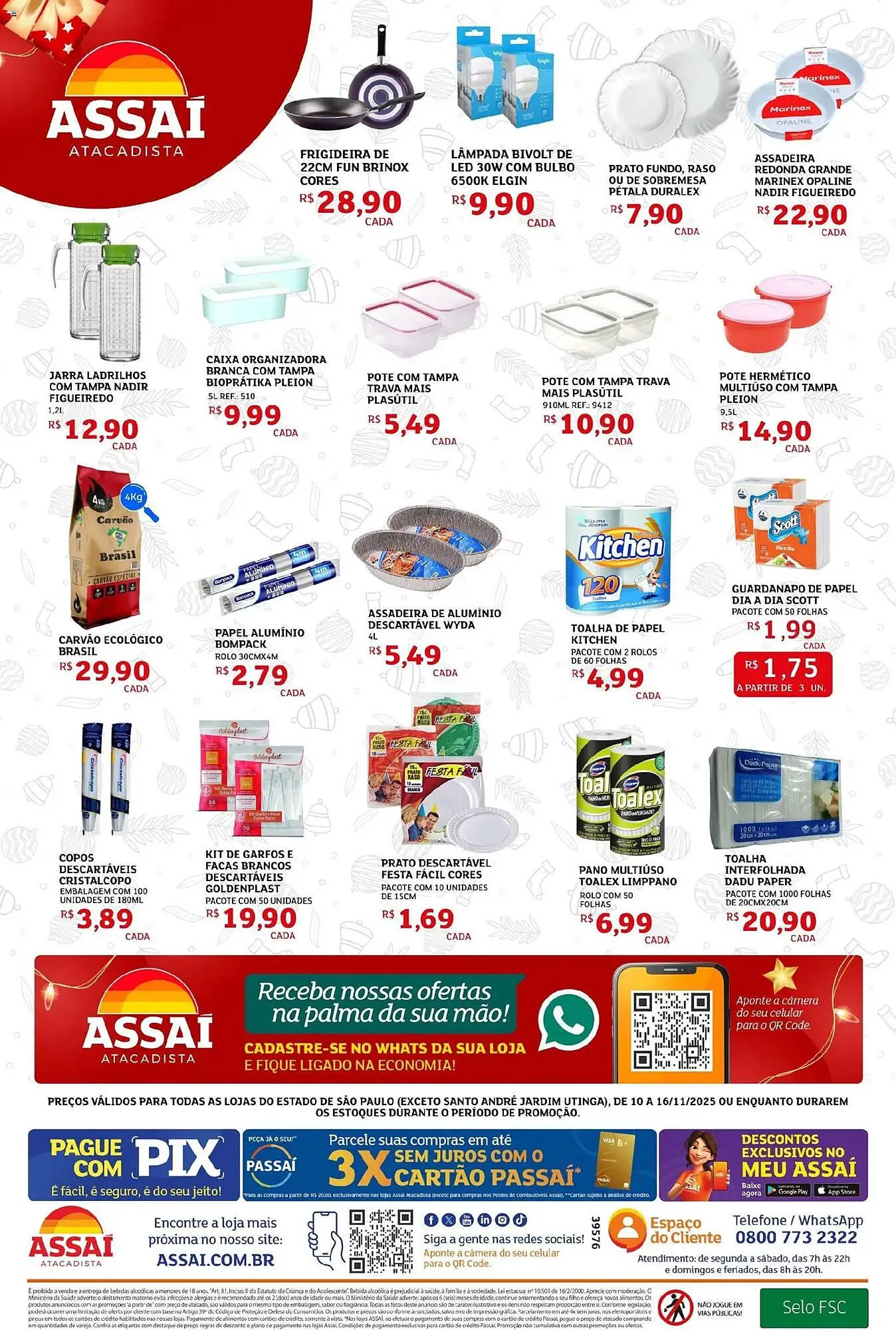 Encarte de Encarte Assaí Atacadista 10 de novembro até 16 de novembro 2025 - Pagina 4