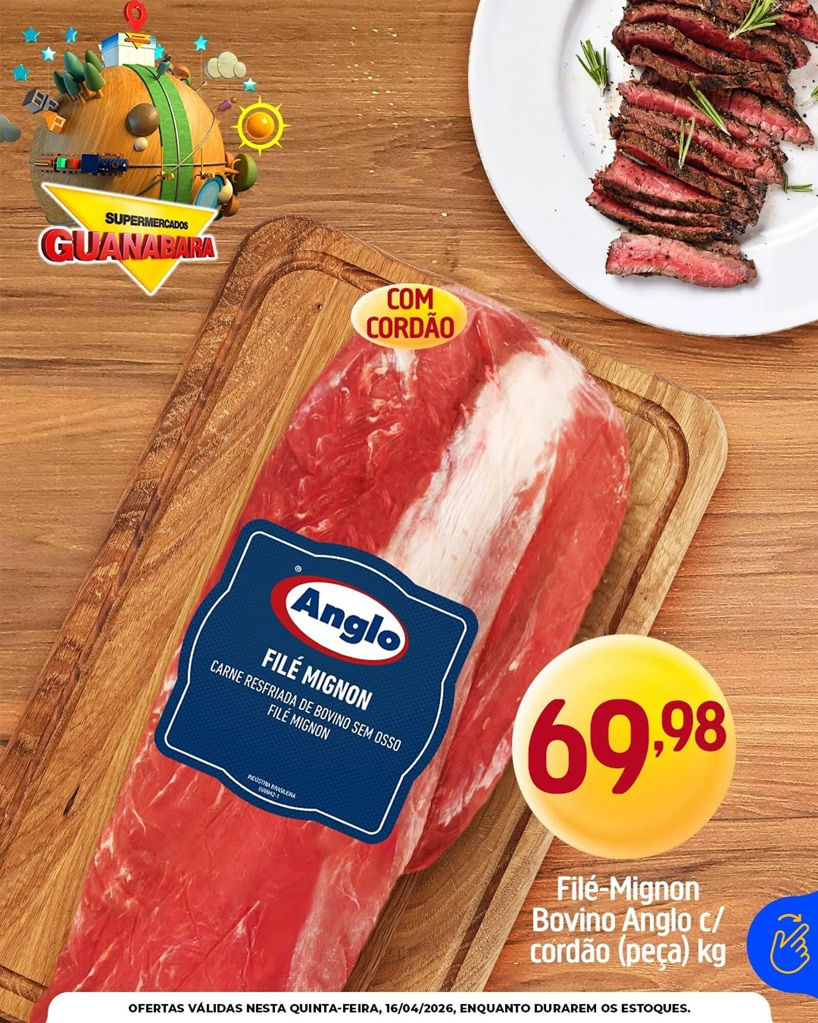 Encarte de Encarte Supermercados Guanabara 16 de abril até 16 de abril 2026 - Pagina 1