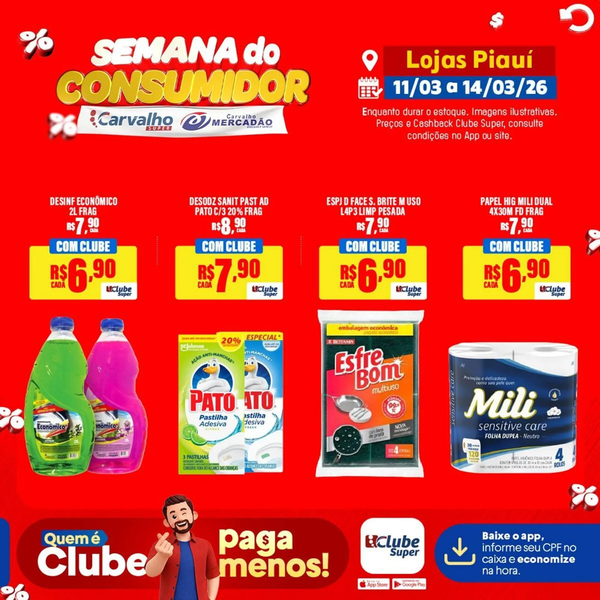 Encarte de Catálogo Carvalho Supermercado 11 de março até 14 de março 2026 - Pagina 7