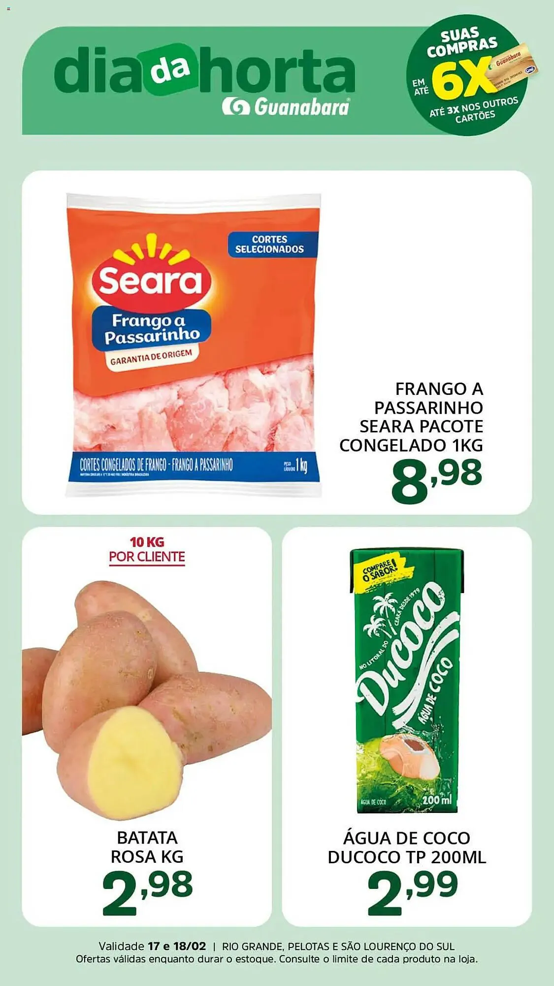 Encarte de Encarte Supermercados Guanabara 17 de fevereiro até 19 de fevereiro 2026 - Pagina 3
