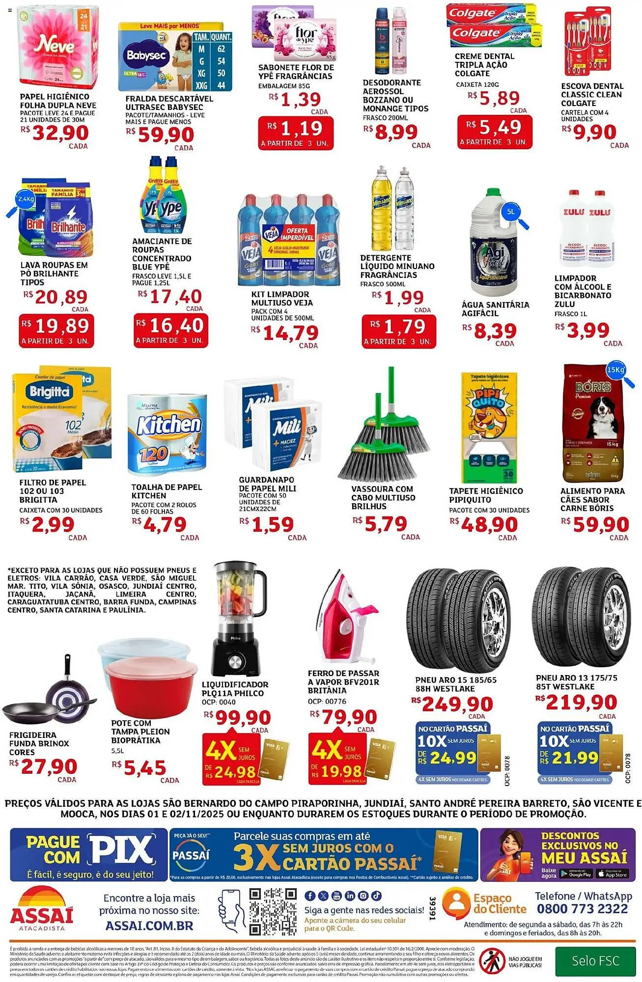 Encarte de Encarte Assaí Atacadista 1 de novembro até 2 de novembro 2025 - Pagina 4