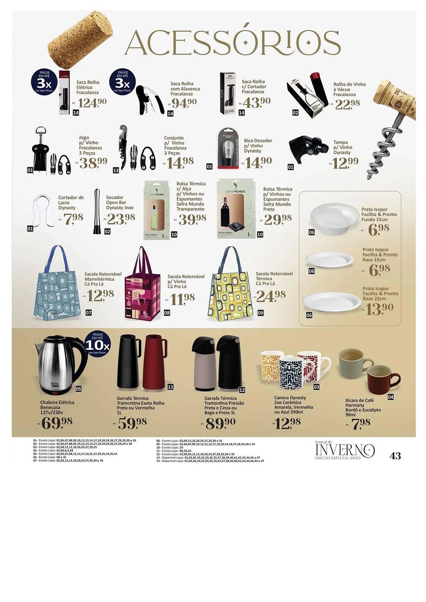 Encarte de Catálogo Supermercados Jau Serve 15 de julho até 29 de julho 2025 - Pagina 43