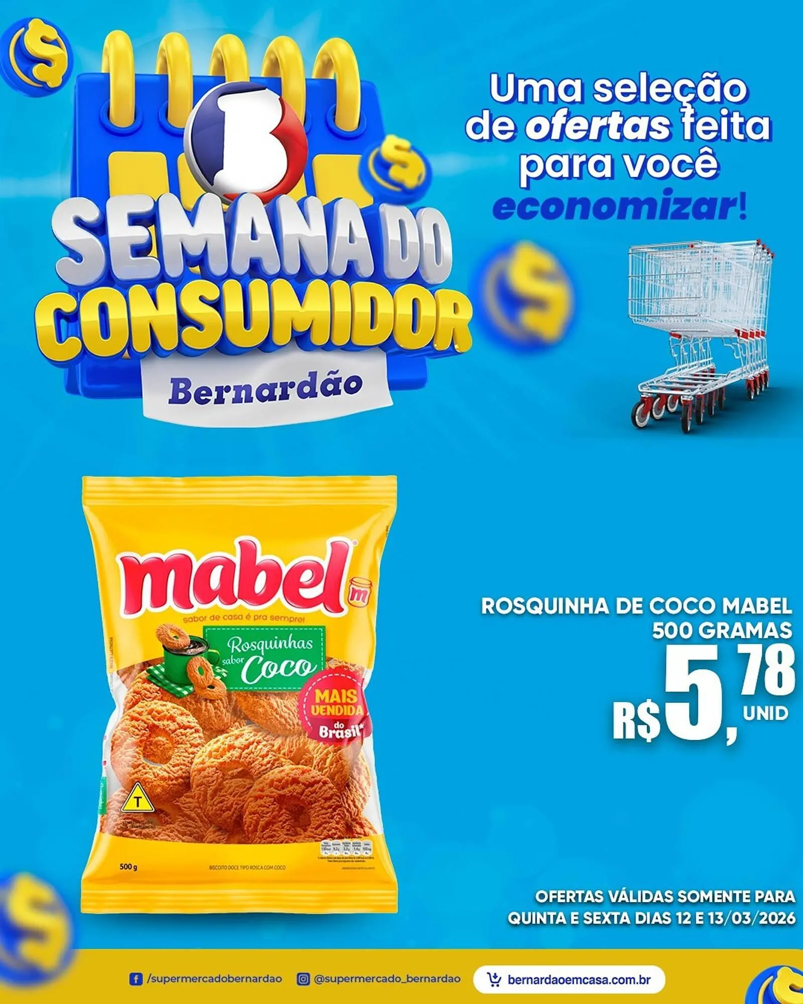 Encarte de Catálogo Supermercado Bernardão 12 de março até 13 de março 2026 - Pagina 5
