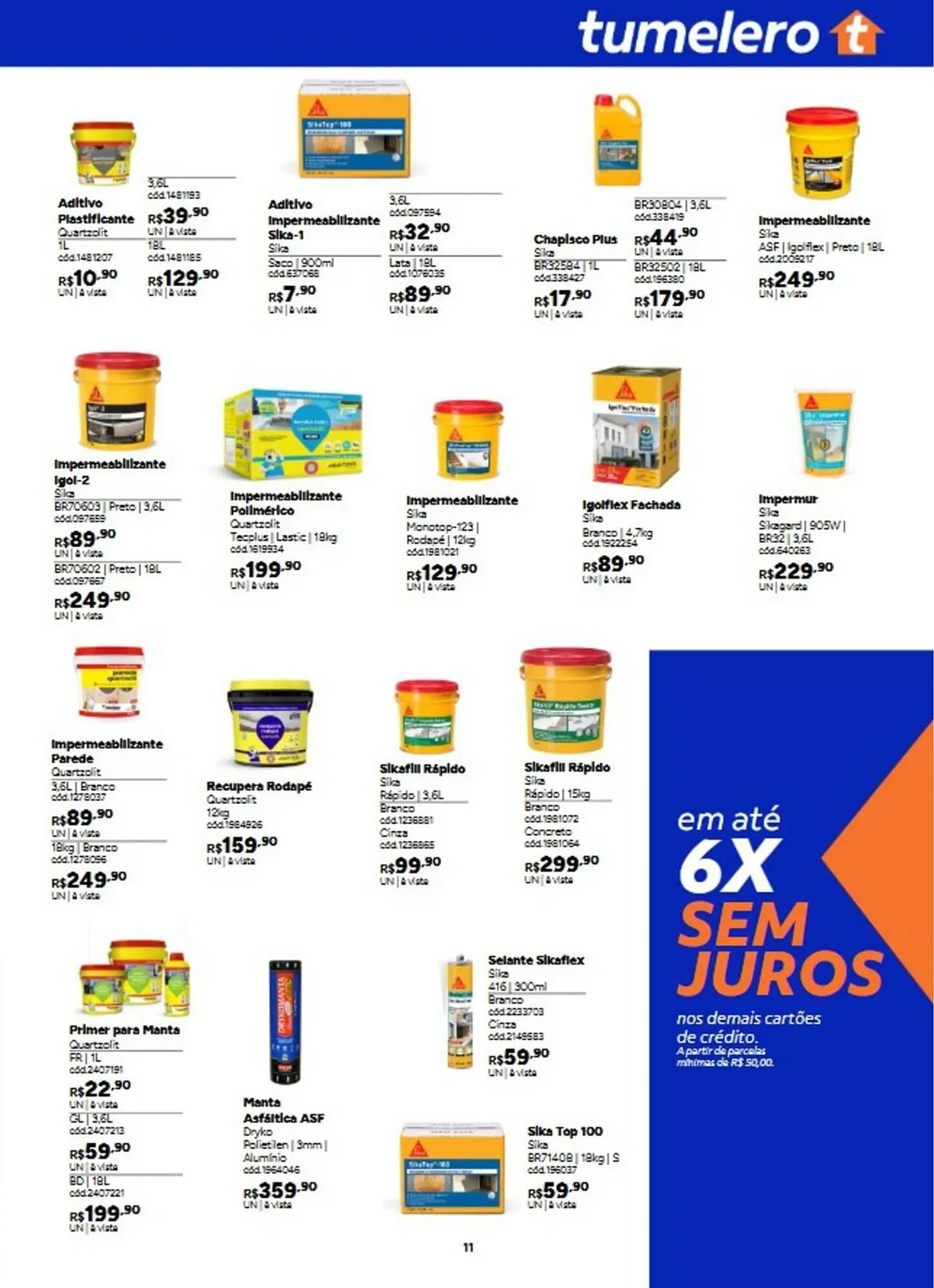 Encarte de Catálogo Tumelero 3 de março até 25 de março 2026 - Pagina 11