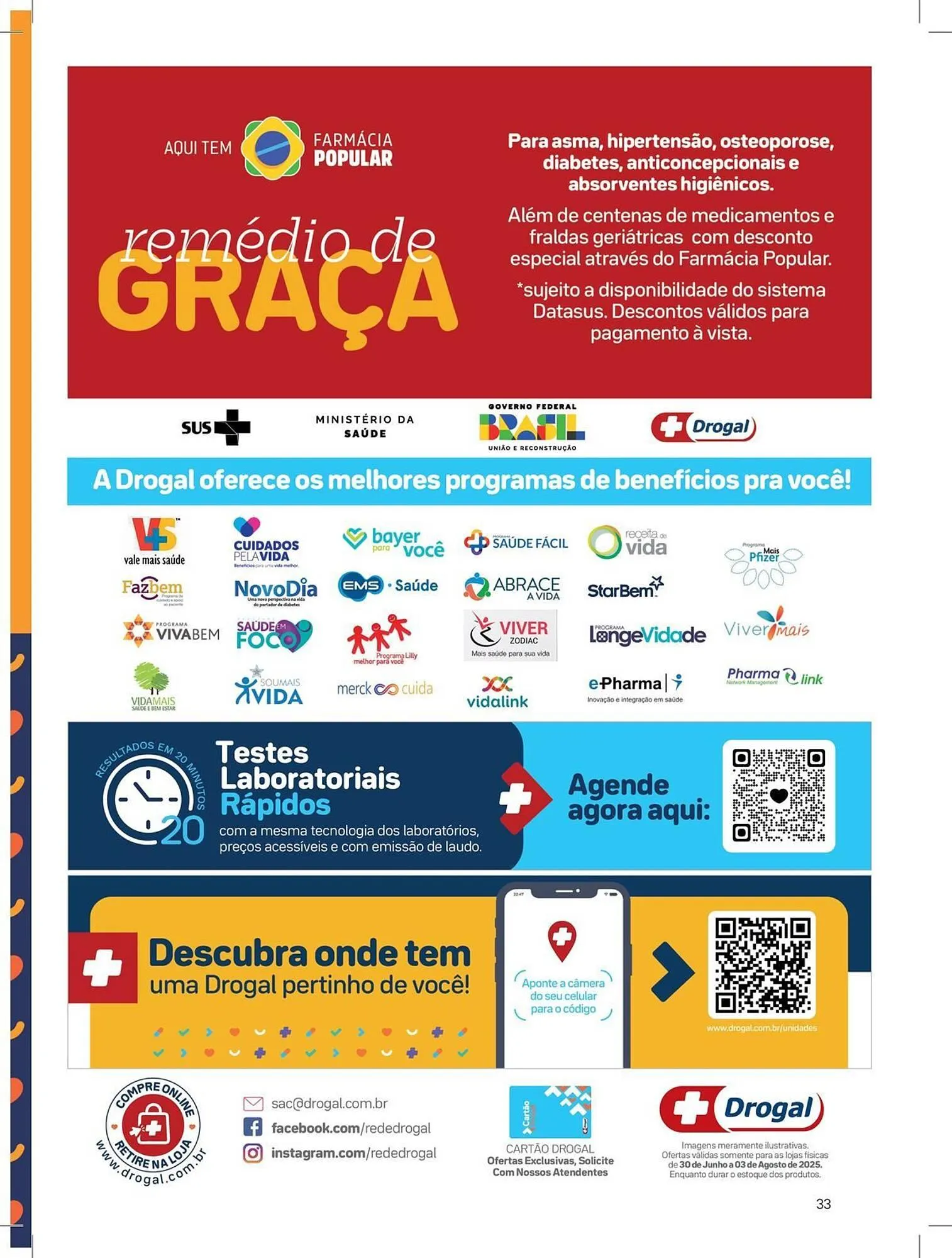 Encarte de Catálogo Drogal 1 de julho até 31 de julho 2025 - Pagina 33