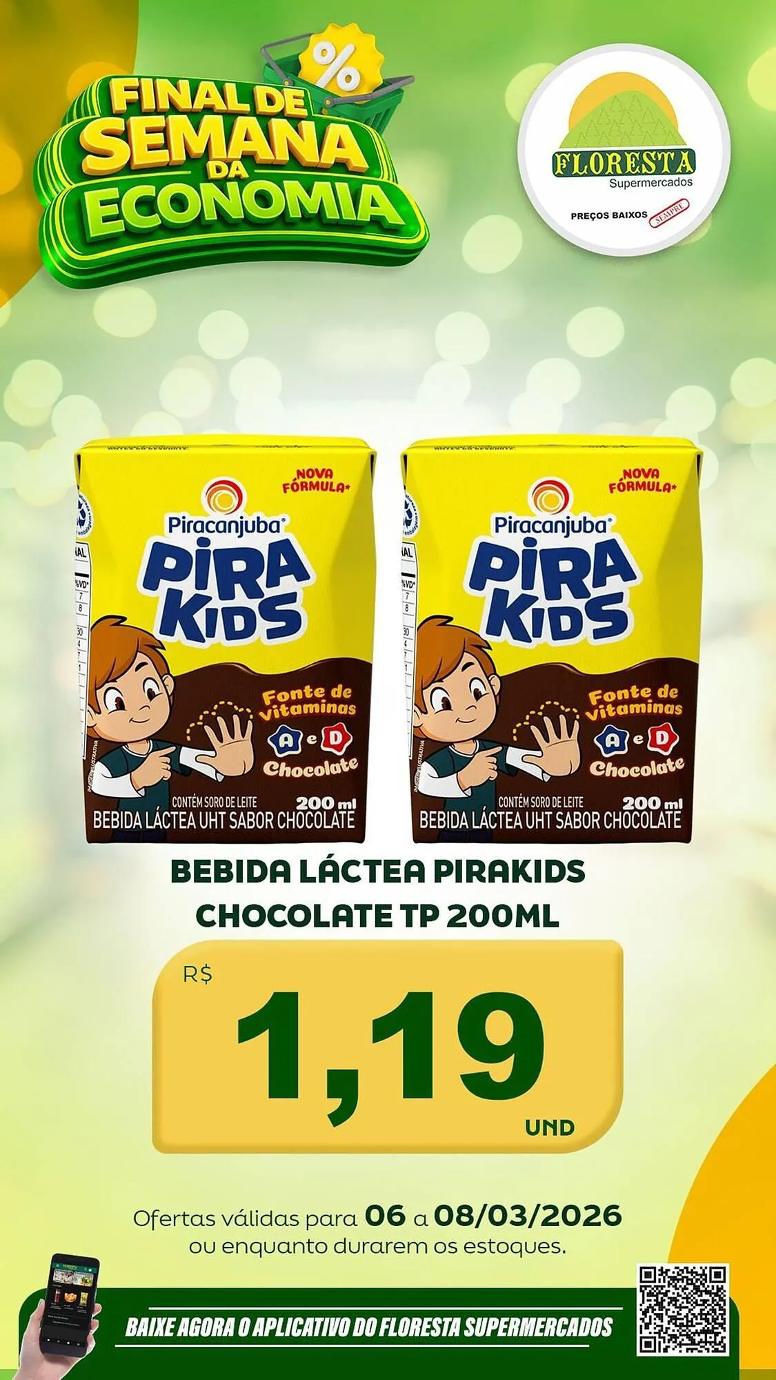 Encarte de Catálogo Floresta Supermercados 6 de março até 8 de março 2026 - Pagina 23