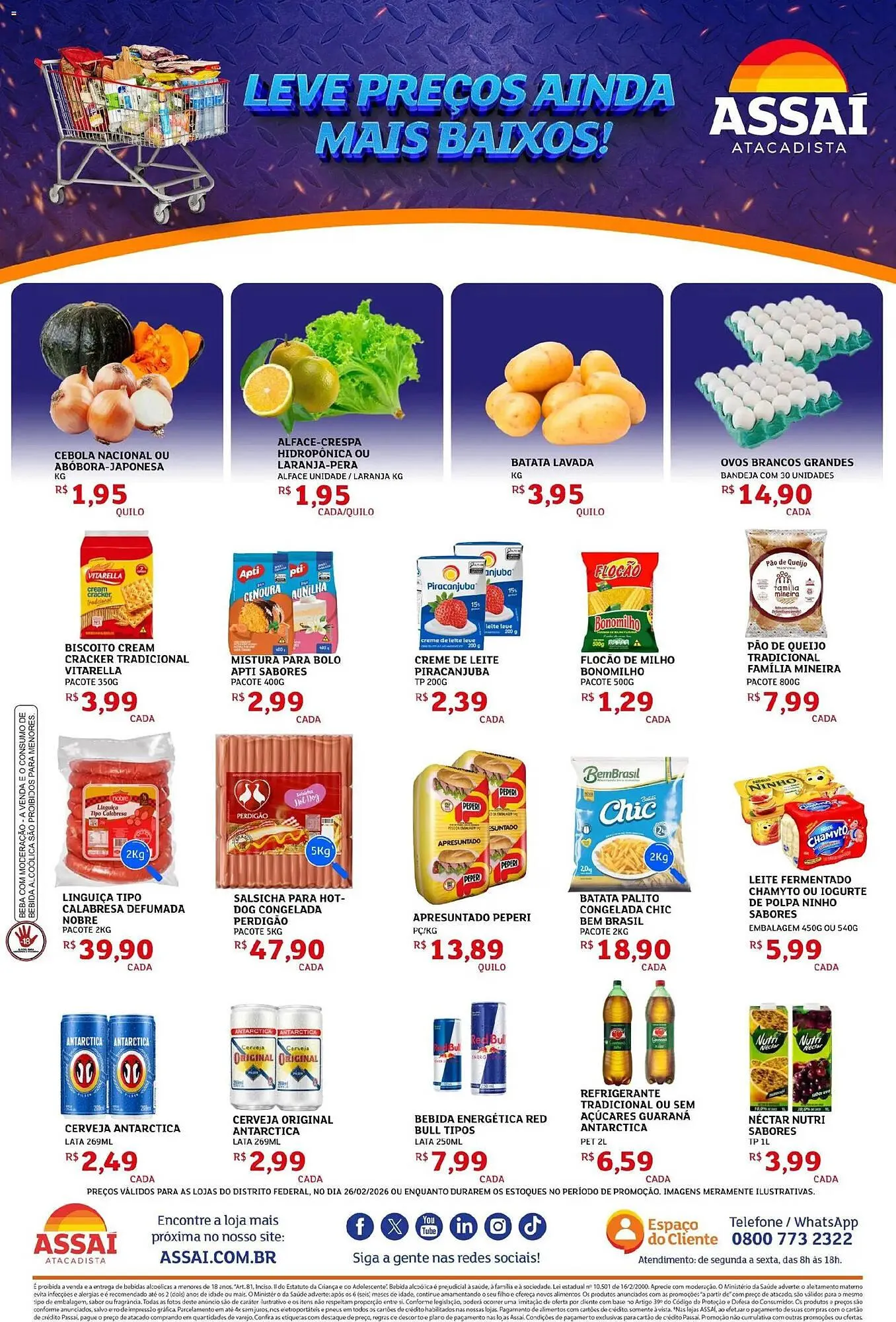 Encarte de Encarte Assaí Atacadista 26 de fevereiro até 26 de fevereiro 2026 - Pagina 2