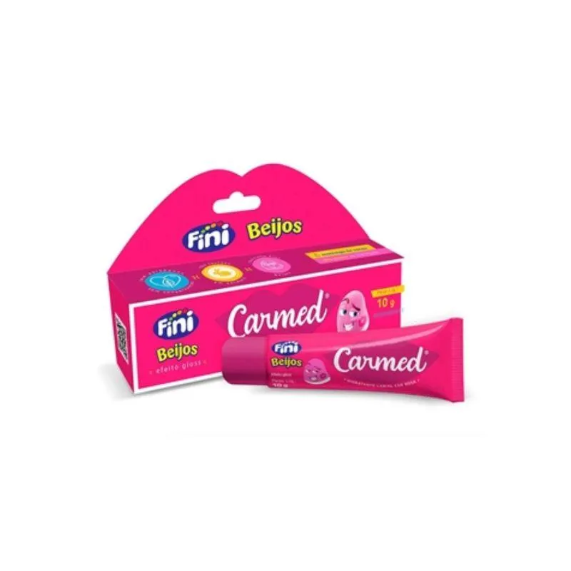 Hidratante Labial Carmed Fini Beijos com Cor Efeito Gloss 10g