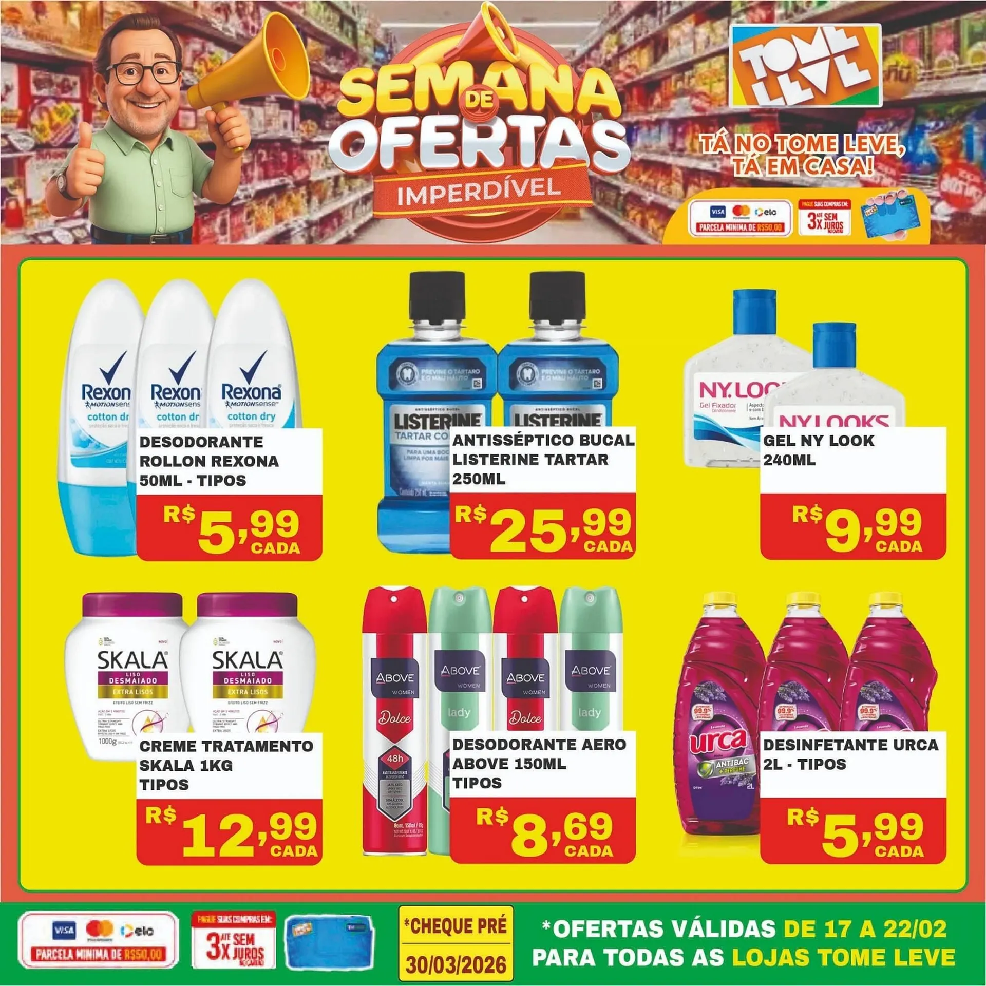 Encarte de Catálogo Tome Leve 17 de fevereiro até 22 de fevereiro 2026 - Pagina 3