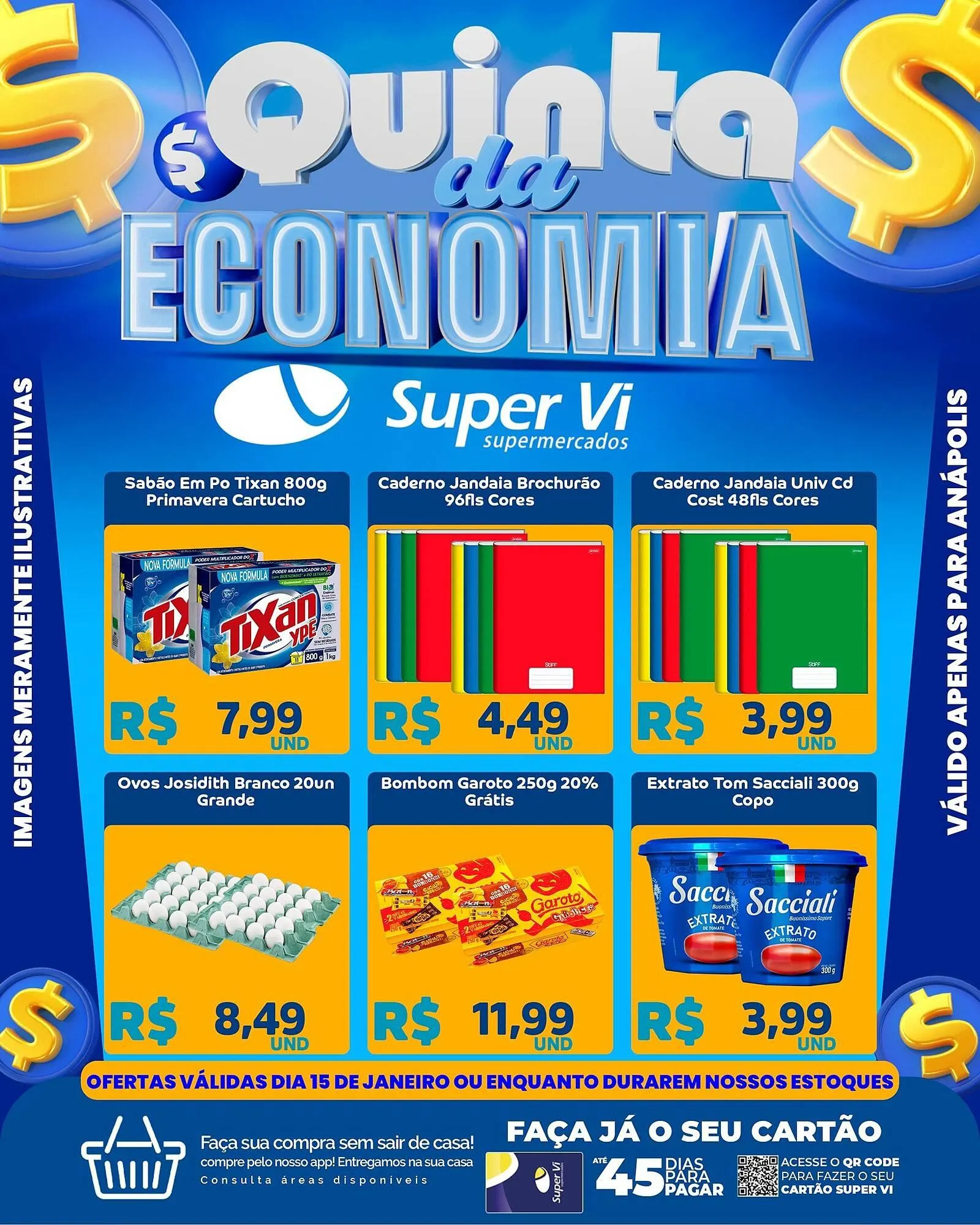 Encarte de Catálogo Super Vi Supermercados 15 de janeiro até 15 de janeiro 2026 - Pagina 1