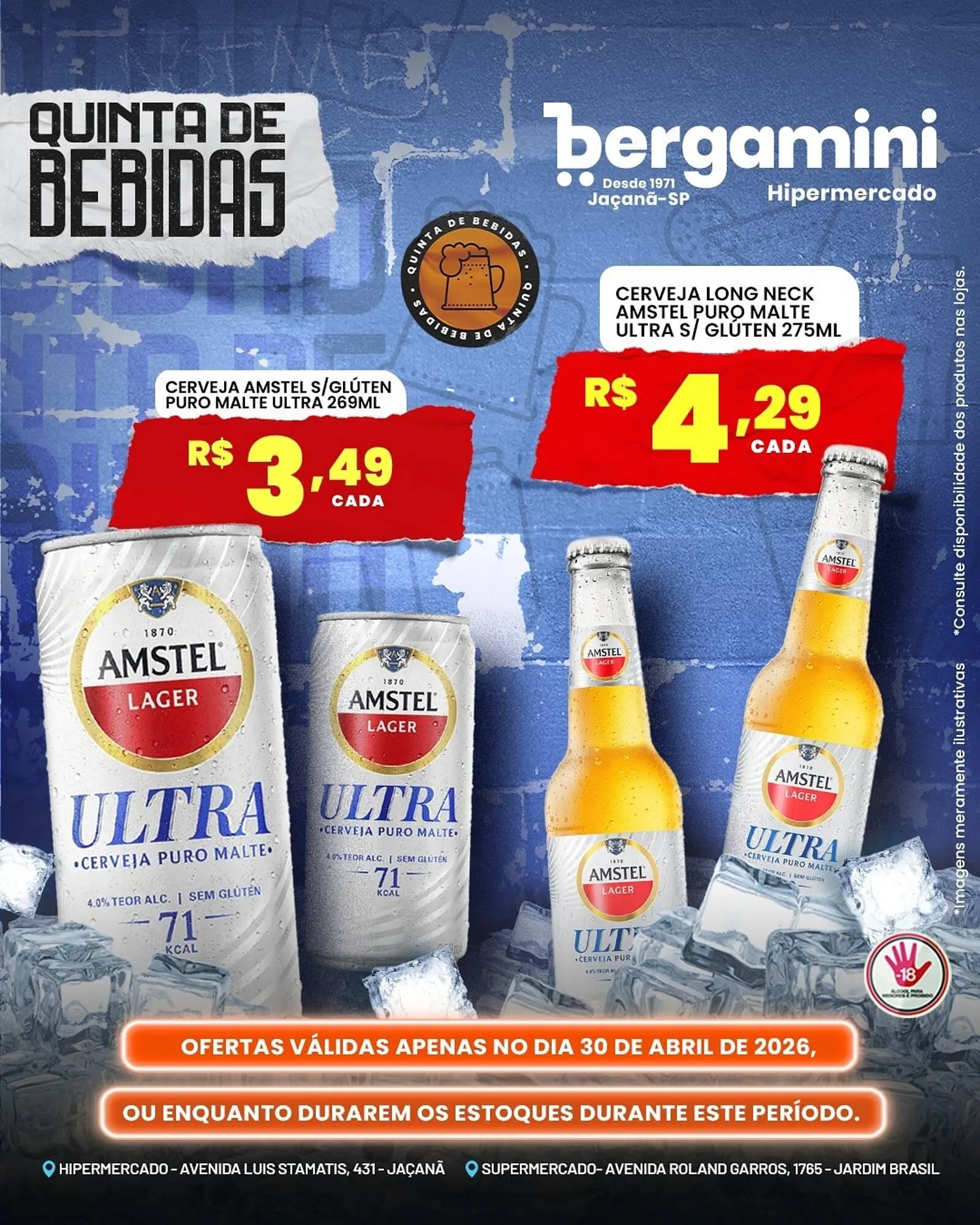 Encarte de Catálogo Supermercado Bergamini 30 de abril até 30 de abril 2026 - Pagina 1