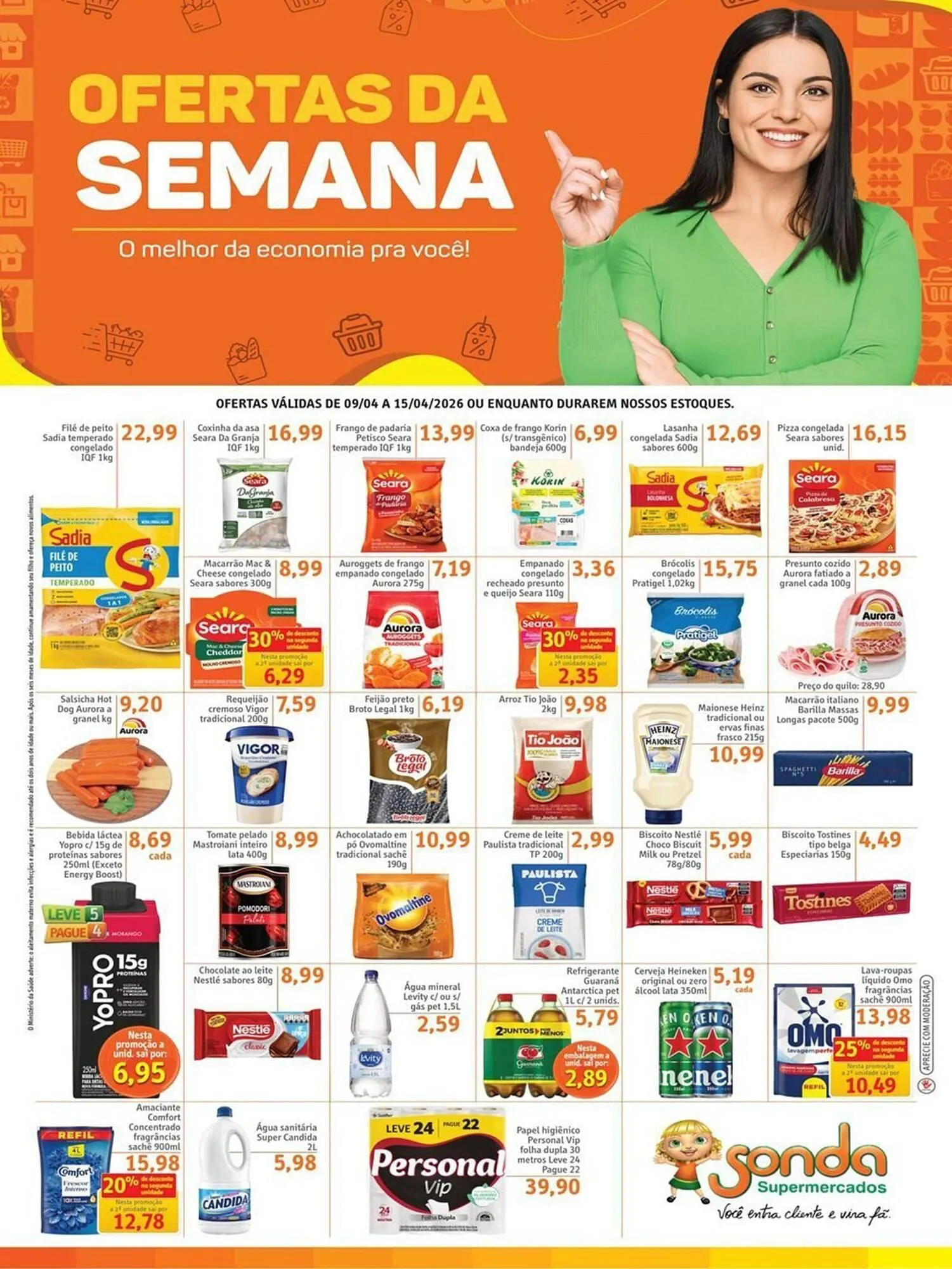 Encarte de Folheto Sonda 9 de abril até 15 de abril 2026 - Pagina 1