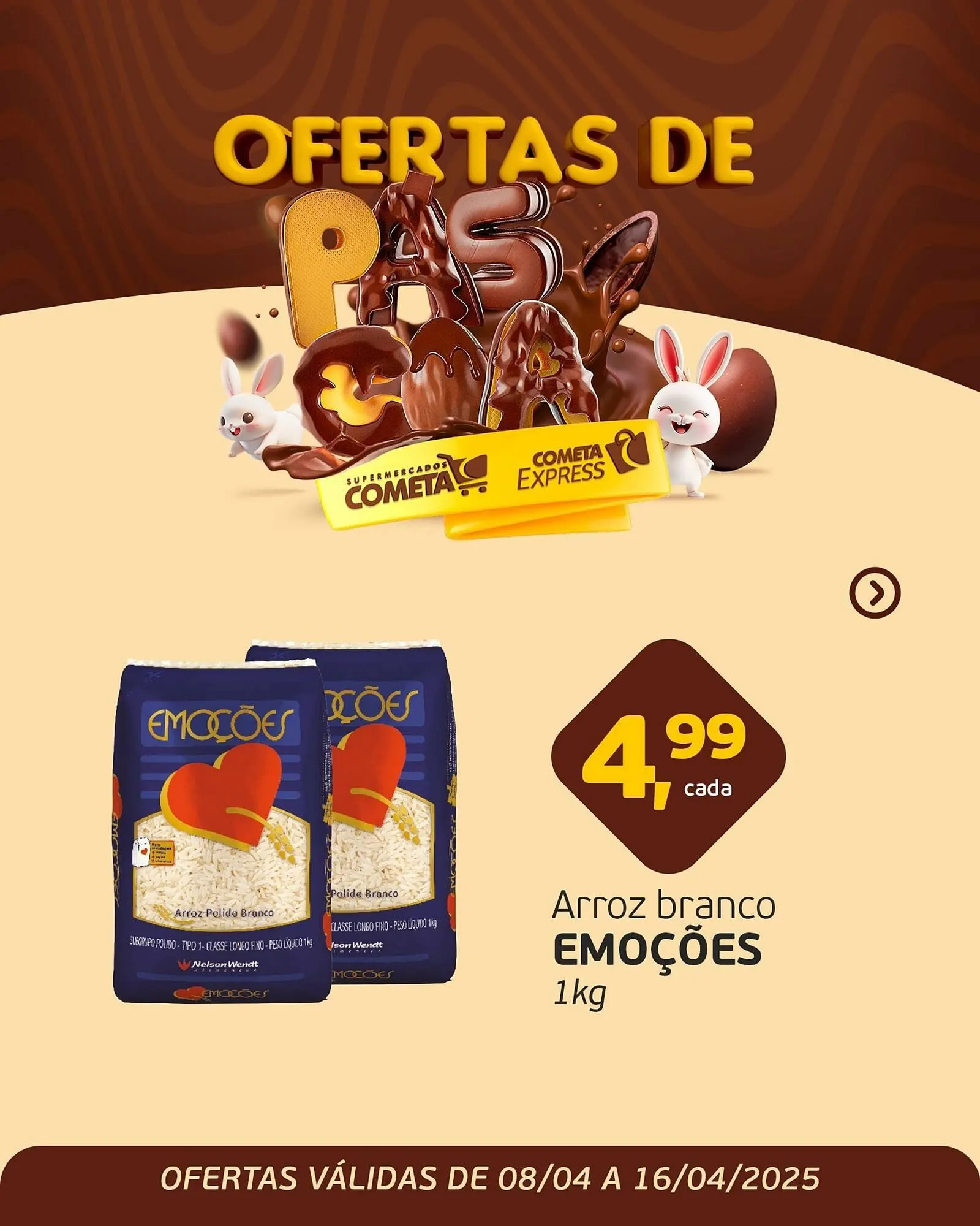 Encarte de Catálogo Cometa Supermercados 9 de abril até 16 de abril 2025 - Pagina 4