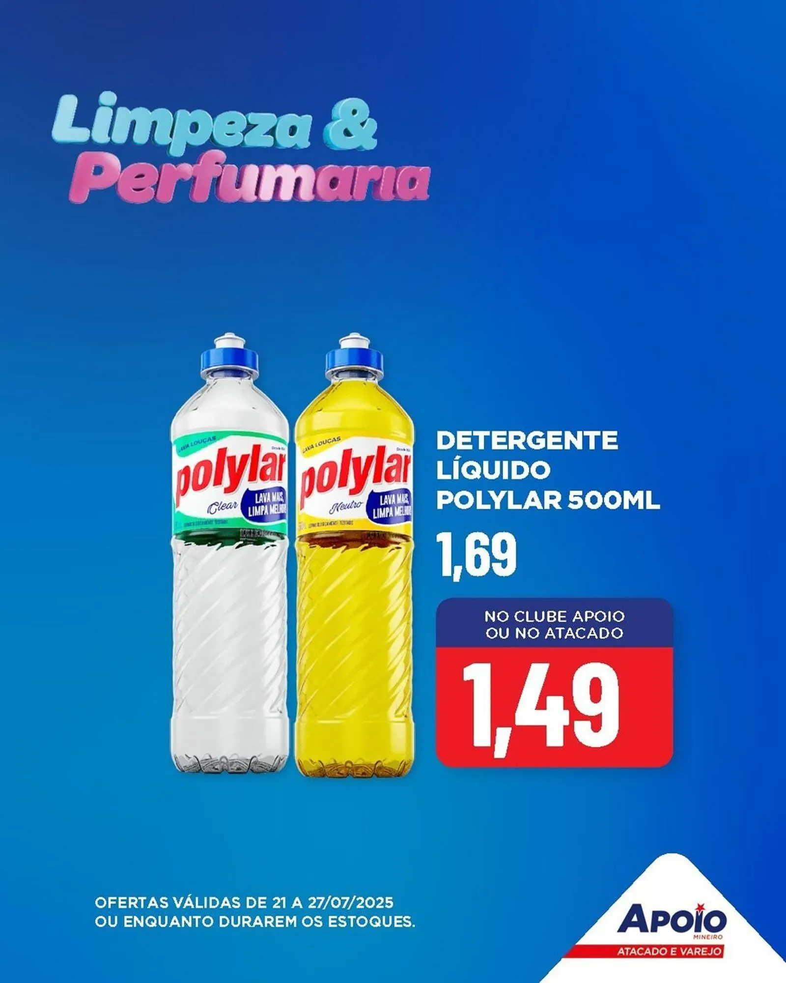 Encarte de Catálogo Apoio Mineiro 21 de julho até 27 de julho 2025 - Pagina 1