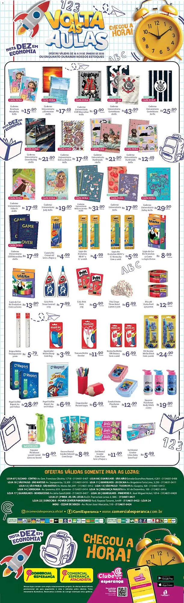 Encarte de Folheto Comercial Esperança 17 de janeiro até 31 de janeiro 2026 - Pagina 1