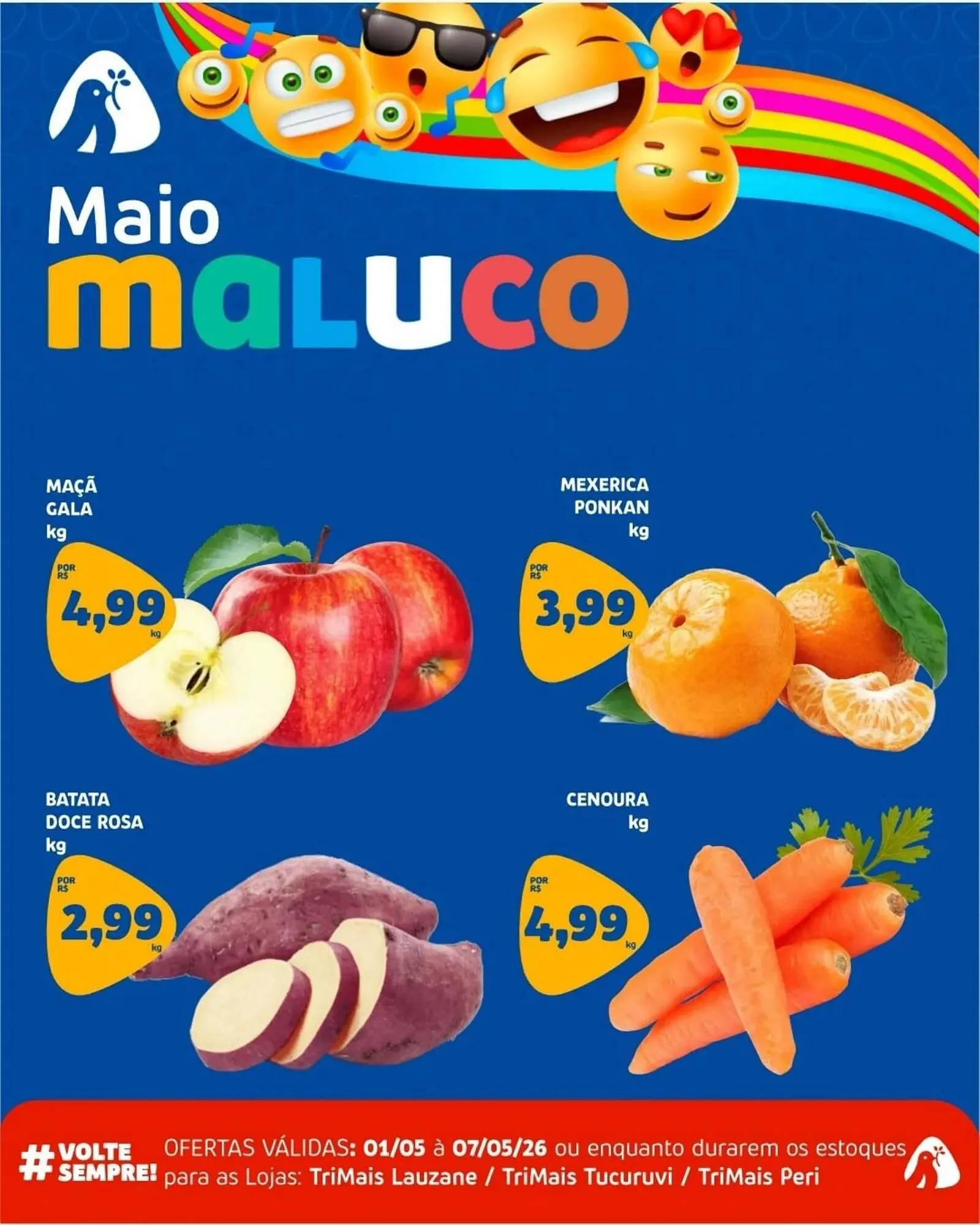 Encarte de Catálogo Trimais Supermercado 1 de maio até 7 de maio 2026 - Pagina 12