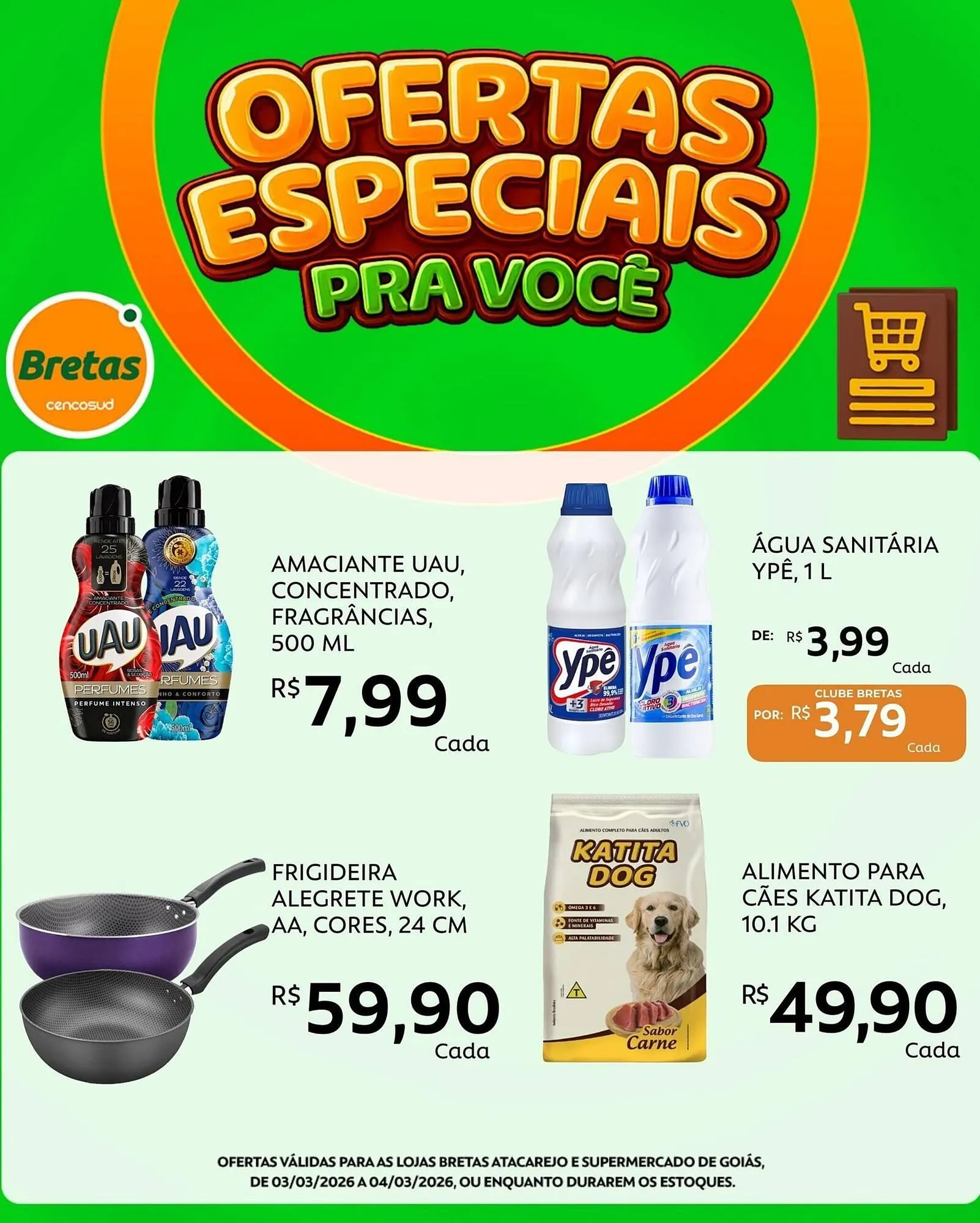 Encarte de Catálogo Supermercados Bretas 2 de março até 4 de março 2026 - Pagina 2
