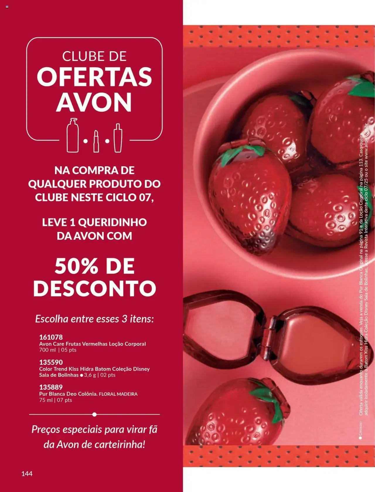 Encarte de Avon - Campanha 07 3 de abril até 1 de maio 2025 - Pagina 144