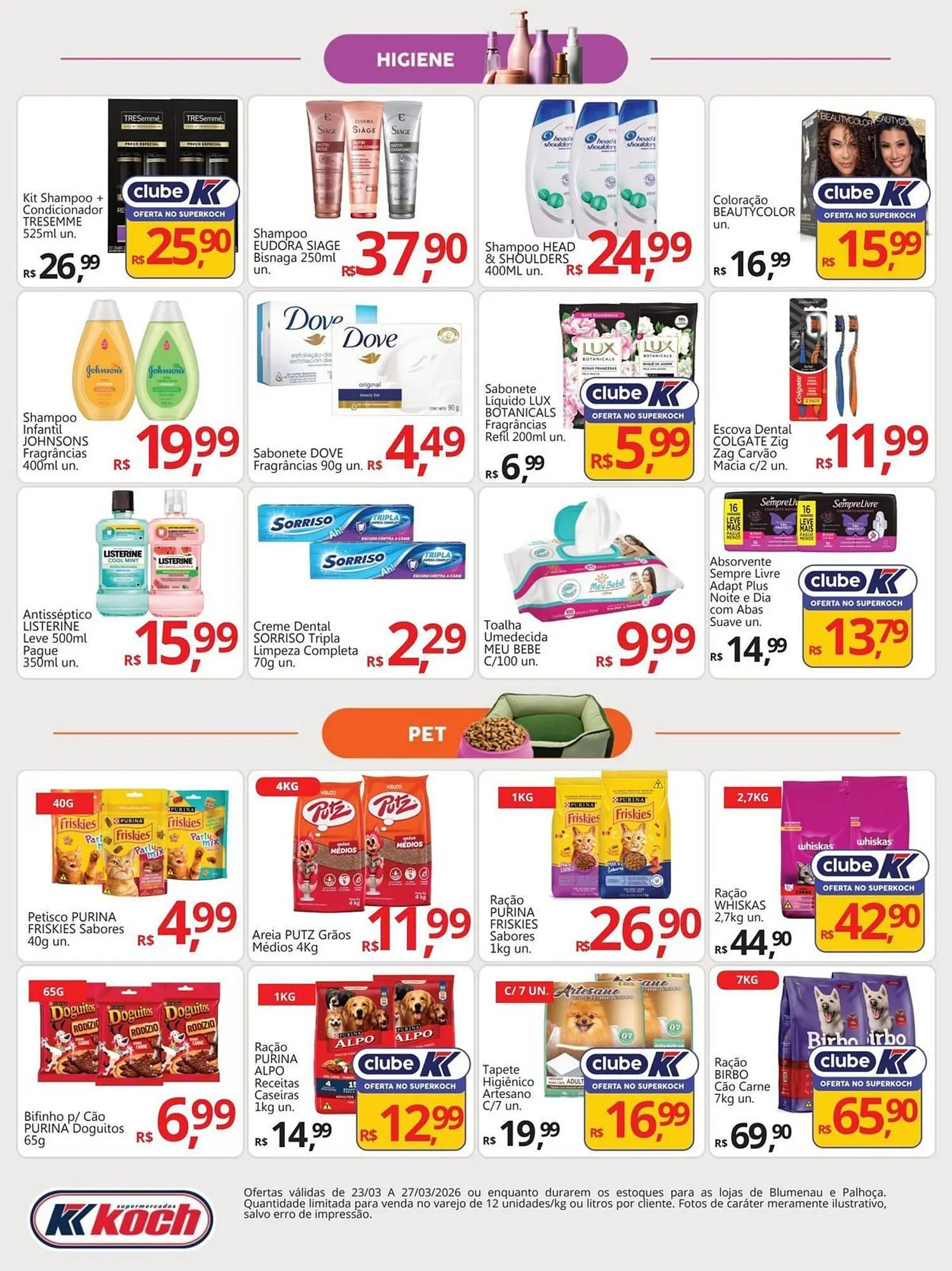 Encarte de Catálogo Supermercados Koch 23 de março até 27 de março 2026 - Pagina 8