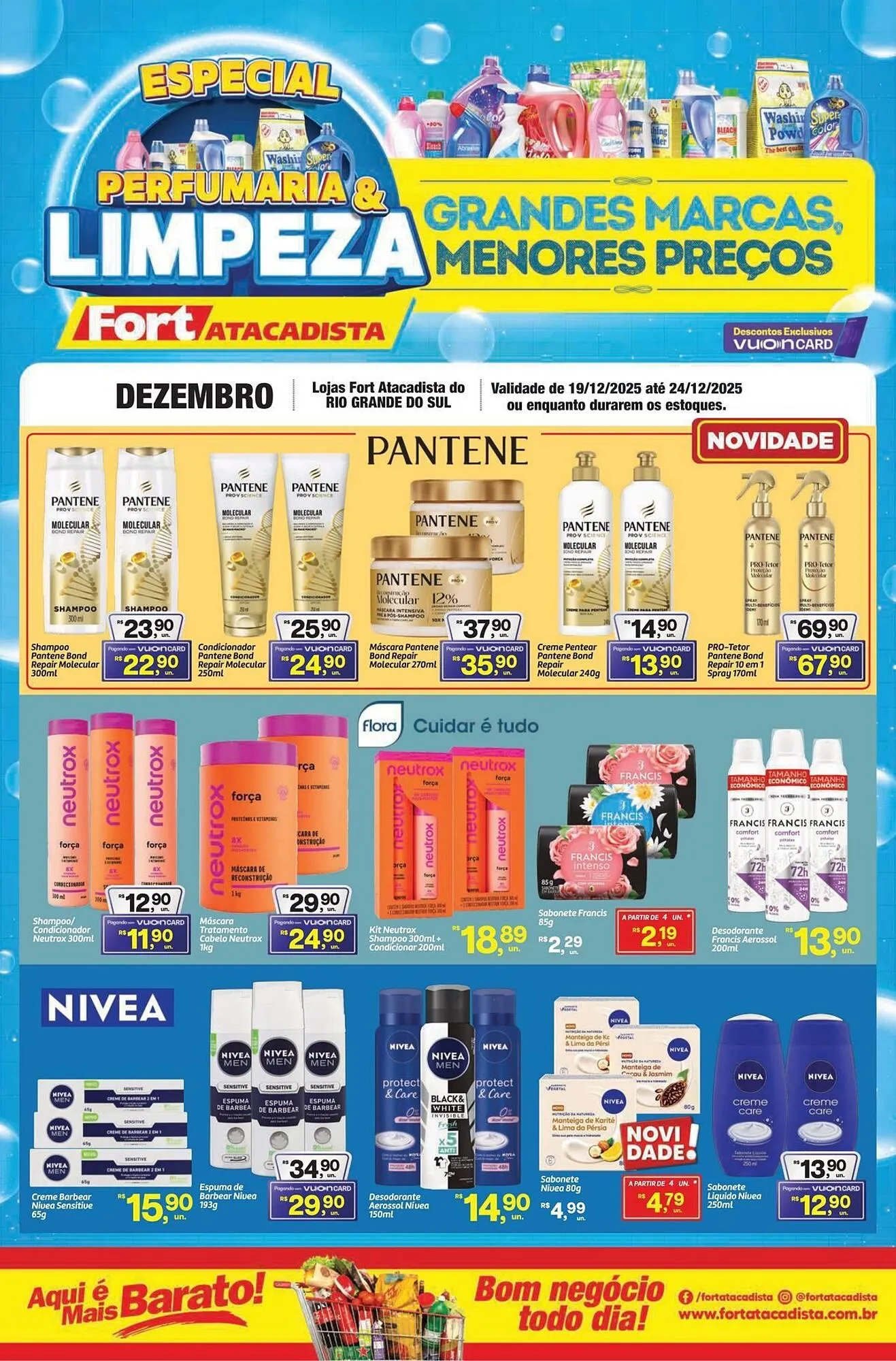 Encarte de Tabloide Fort Atacadista 19 de dezembro até 24 de dezembro 2025 - Pagina 1