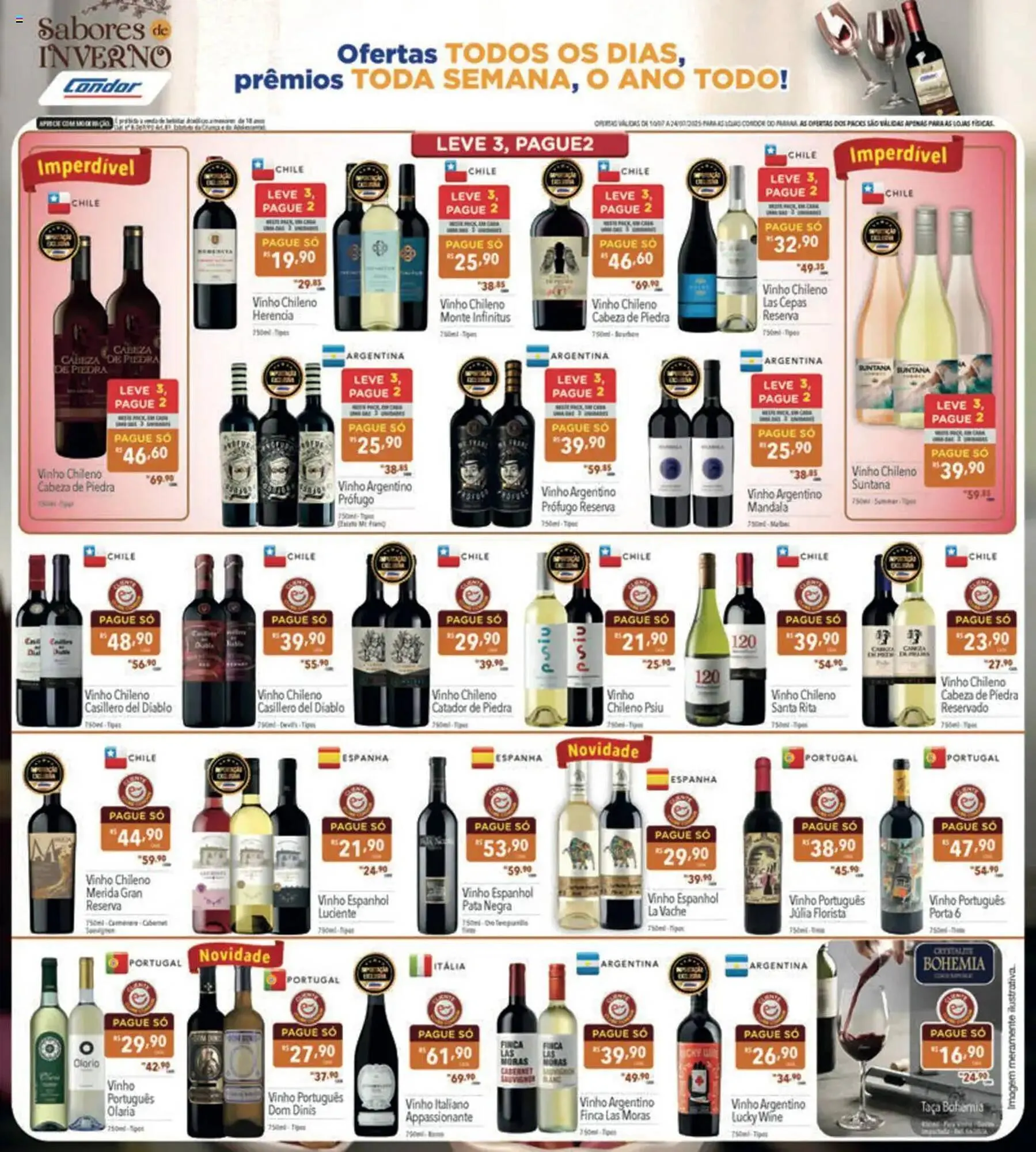 Encarte de Catálogo Supermercados Condor 10 de julho até 24 de julho 2025 - Pagina 2