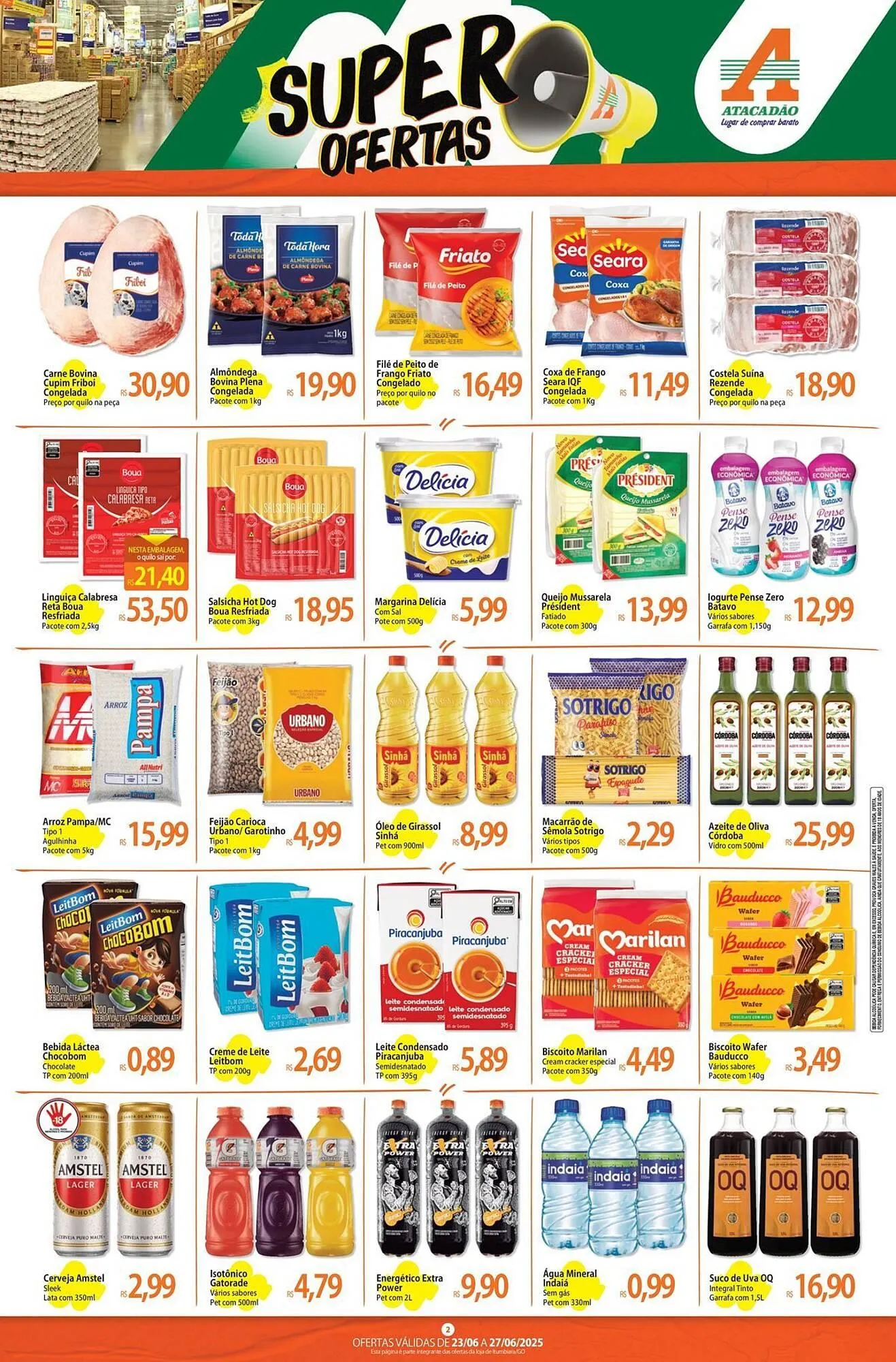 Encarte de Catálogo Atacadão 23 de junho até 27 de junho 2025 - Pagina 2