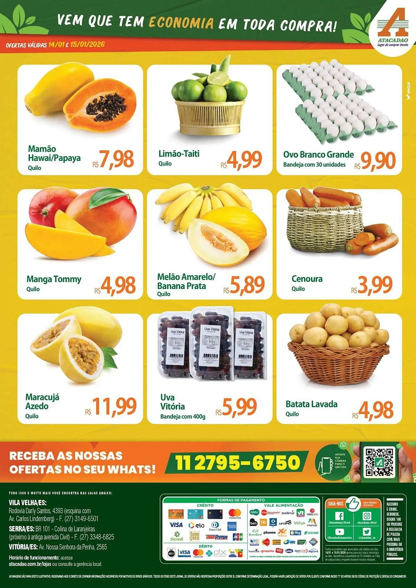 Encarte de Folheto Atacadão 14 de janeiro até 15 de janeiro 2026 - Pagina 2