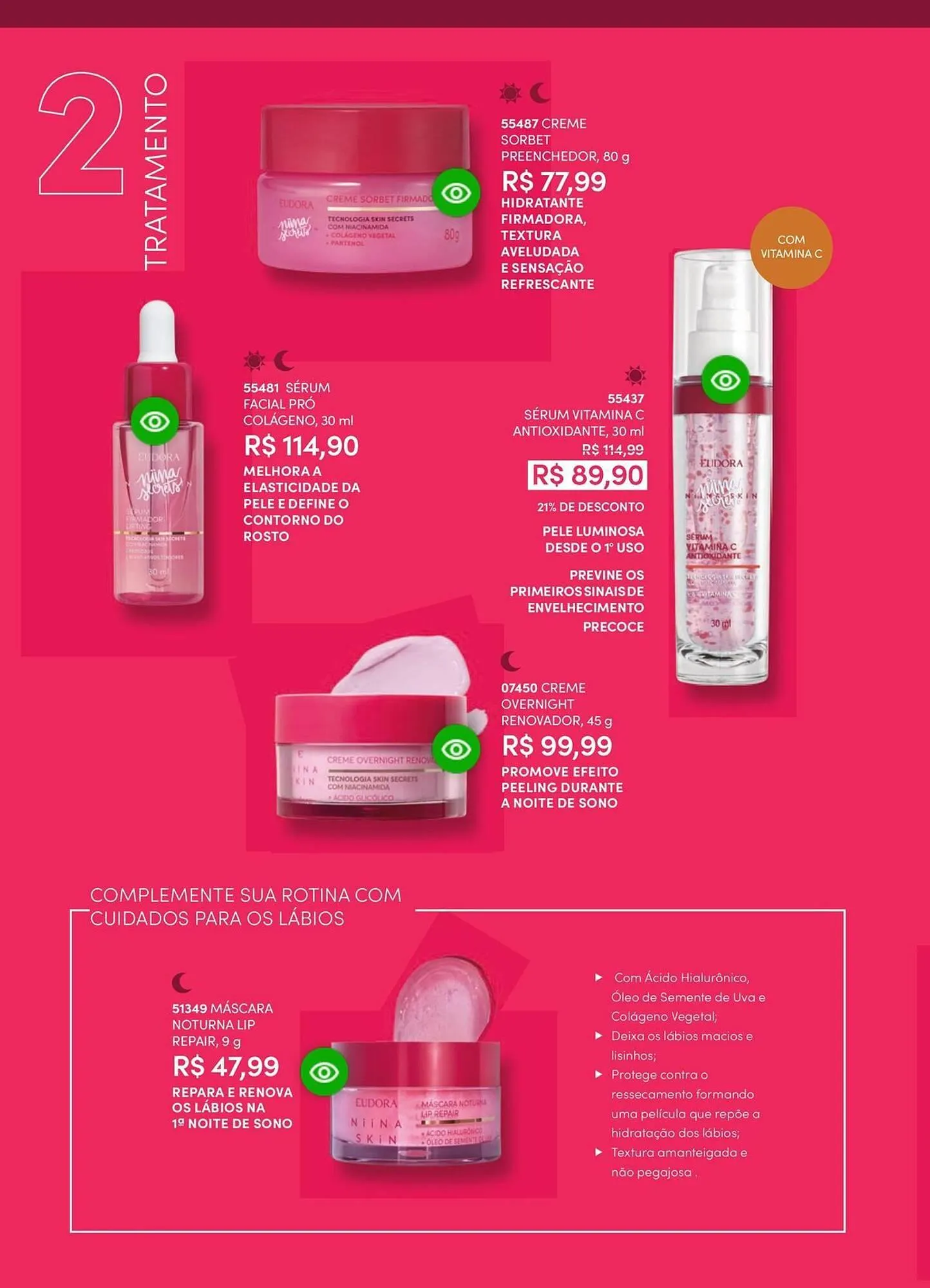 Encarte de Catálogo Eudora 4 de junho até 30 de junho 2025 - Pagina 56