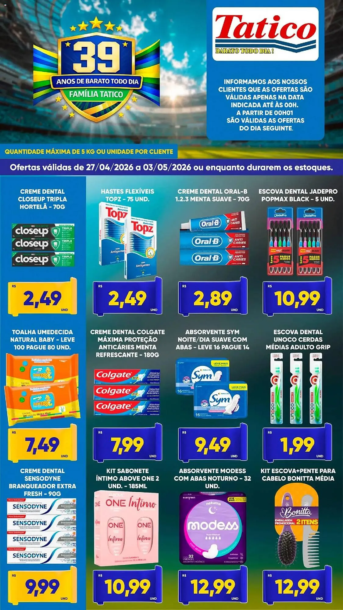 Encarte de Tabloide Tatico 27 de abril até 4 de maio 2026 - Pagina 6