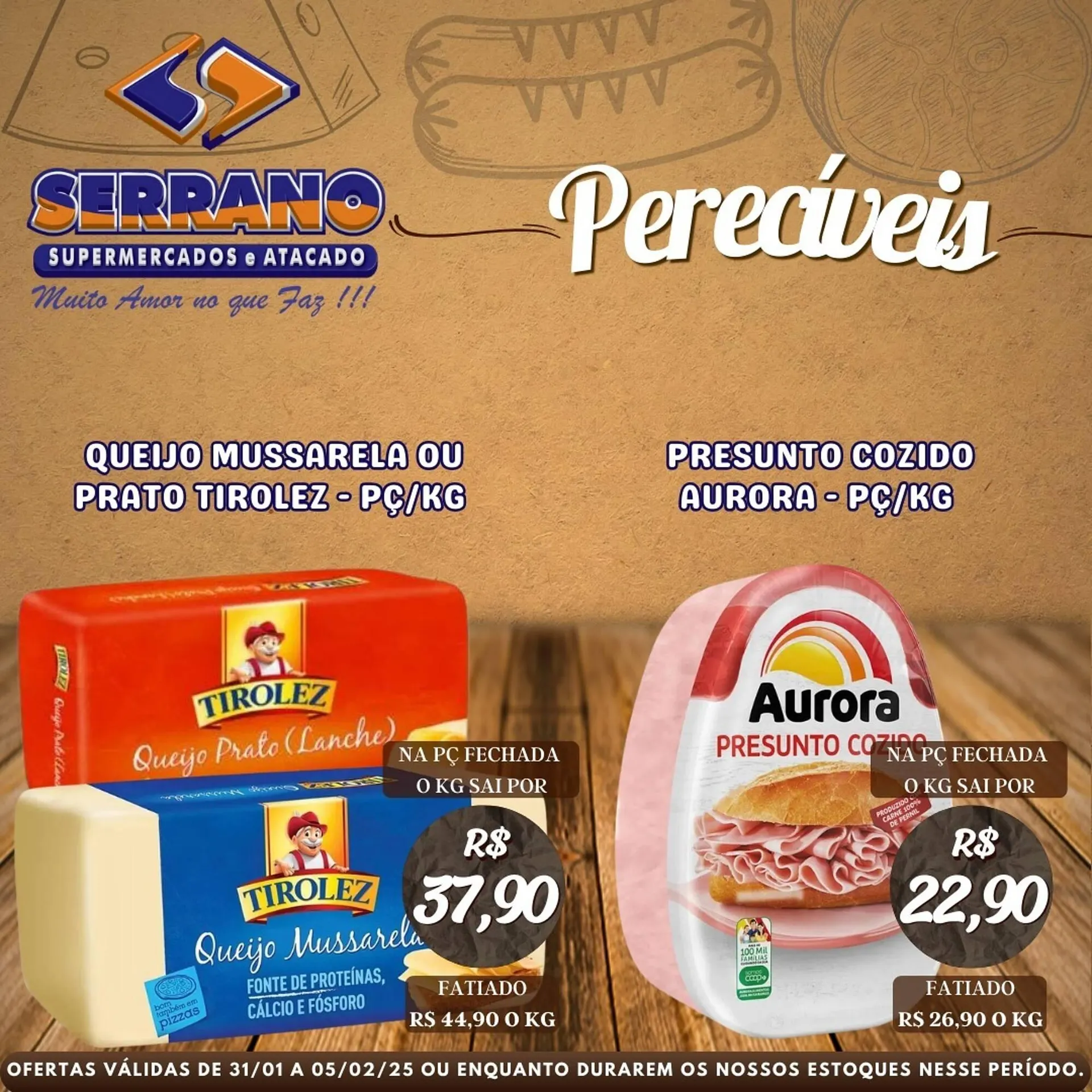 Encarte de Catálogo Serrano Supermercado 4 de fevereiro até 5 de fevereiro 2025 - Pagina 1