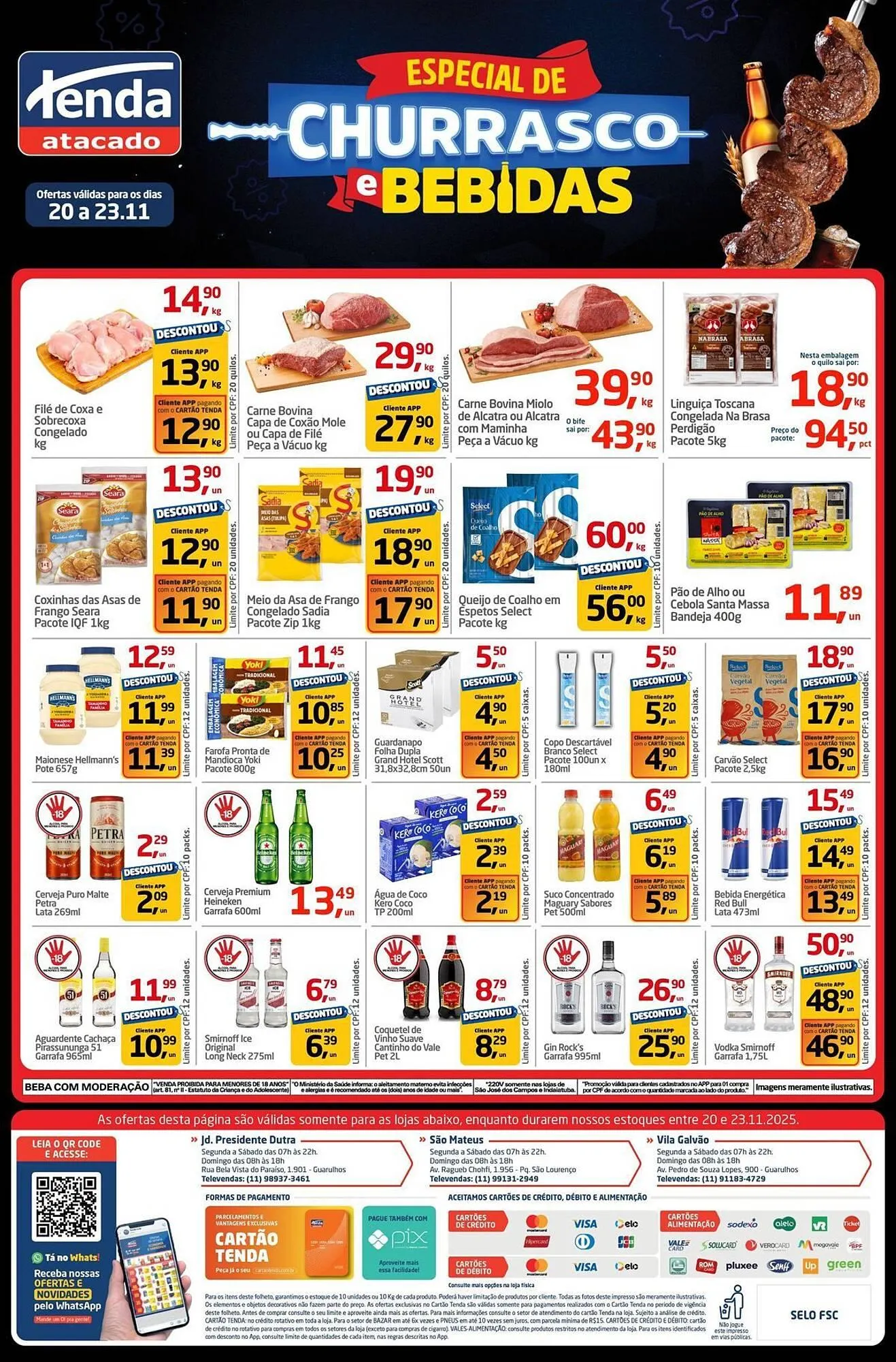 Encarte de Folheto Tenda Atacado 20 de novembro até 23 de novembro 2025 - Pagina 8