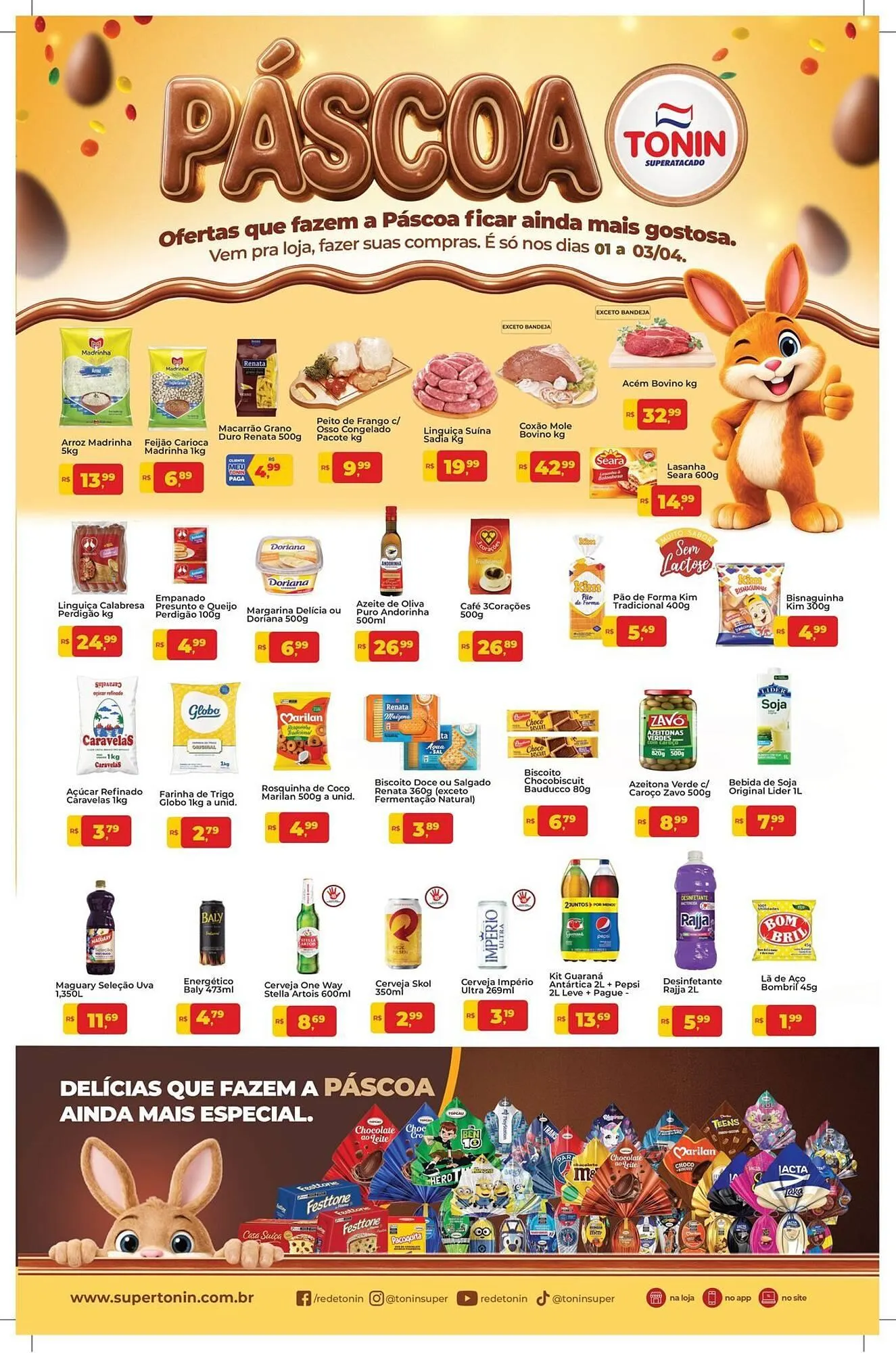 Encarte de Catálogo Tonin Superatacado 1 de abril até 3 de abril 2026 - Pagina 1