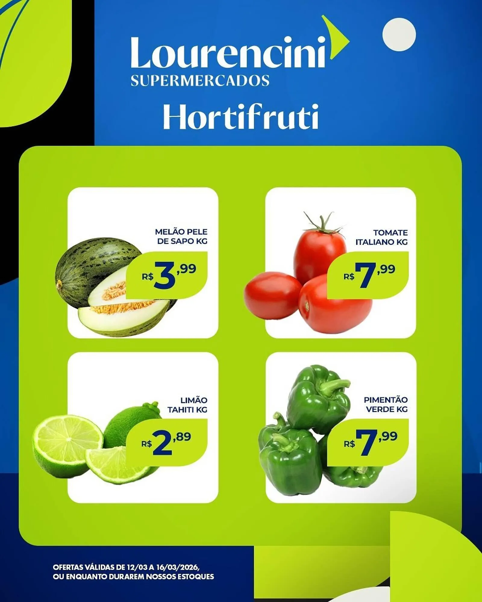 Encarte de Catálogo Lourencini Supermercados 13 de março até 16 de março 2026 - Pagina 2