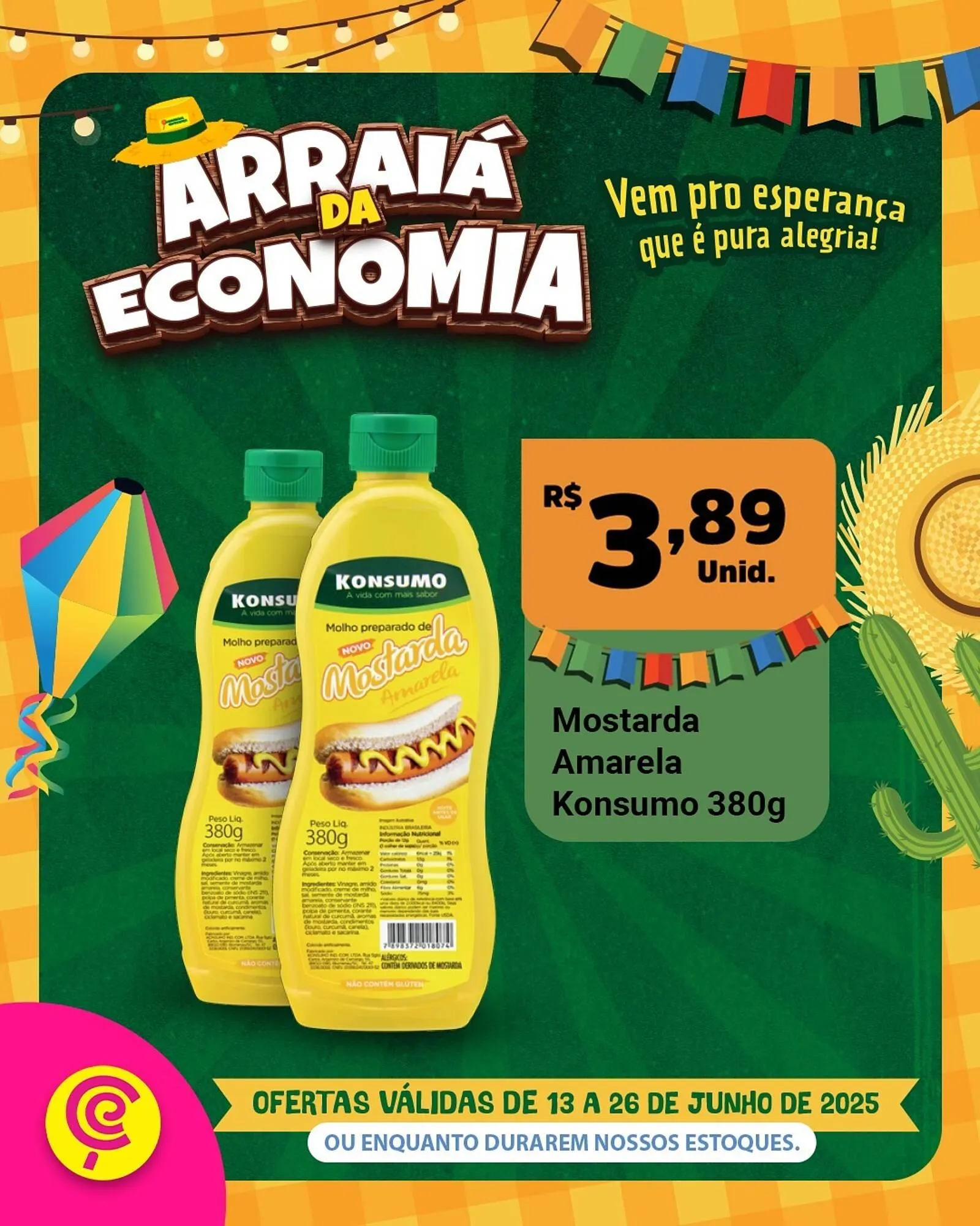 Encarte de Catálogo Comercial Esperança 18 de junho até 26 de junho 2025 - Pagina 3