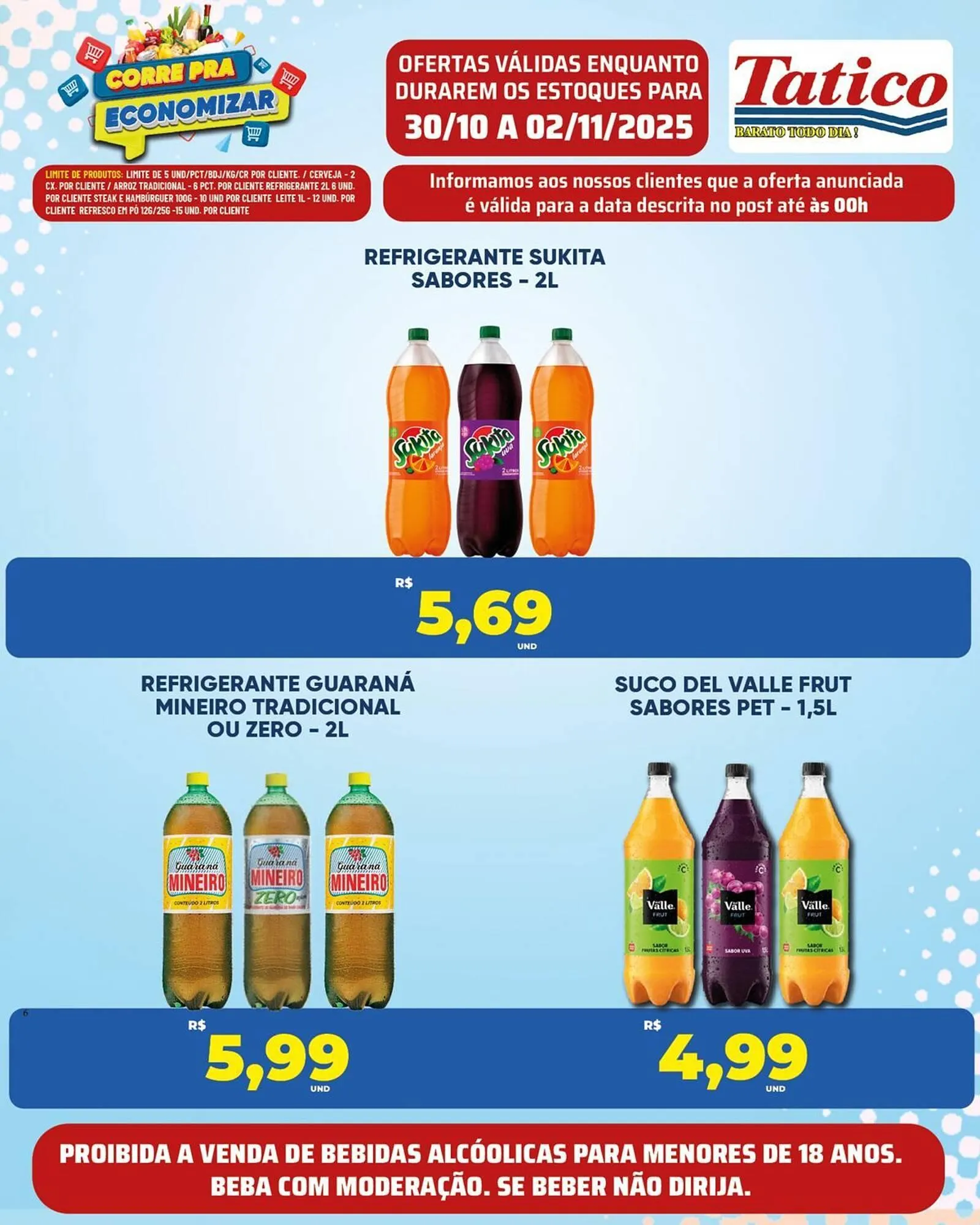 Encarte de Tabloide Tatico 30 de outubro até 3 de novembro 2025 - Pagina 4