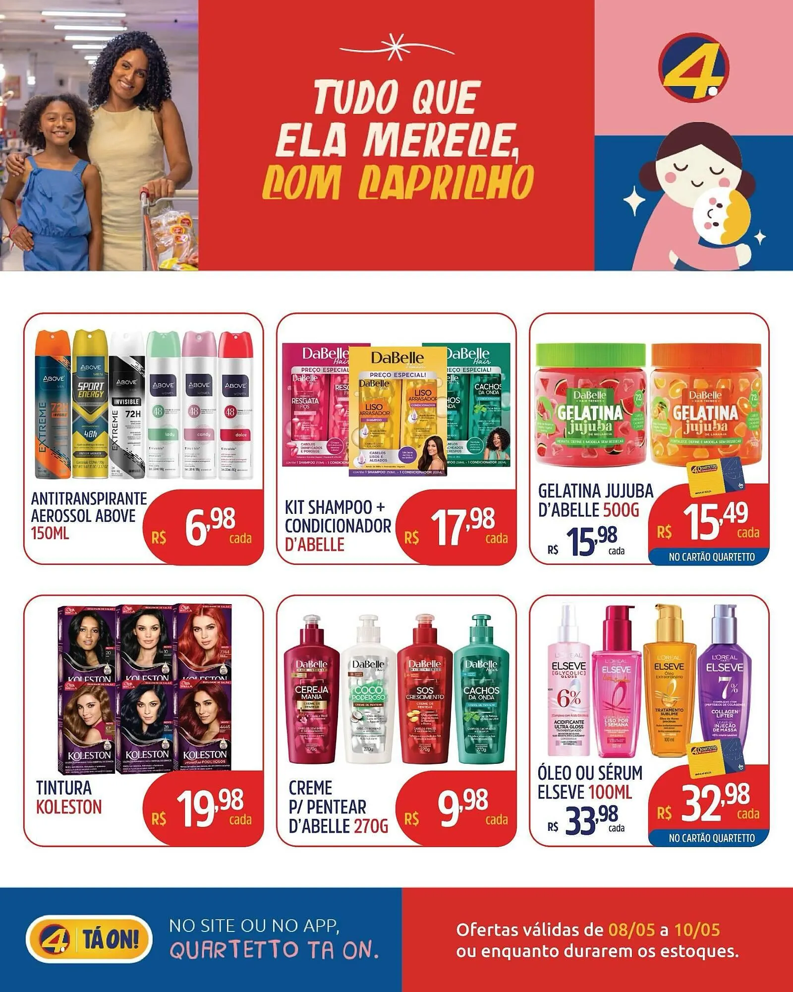 Encarte de Catálogo Quartetto Supermercados 8 de maio até 10 de maio 2026 - Pagina 12