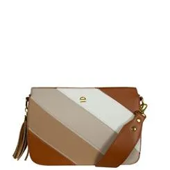 Bolsa Transversal Patchwork W23M06 Le Postiche