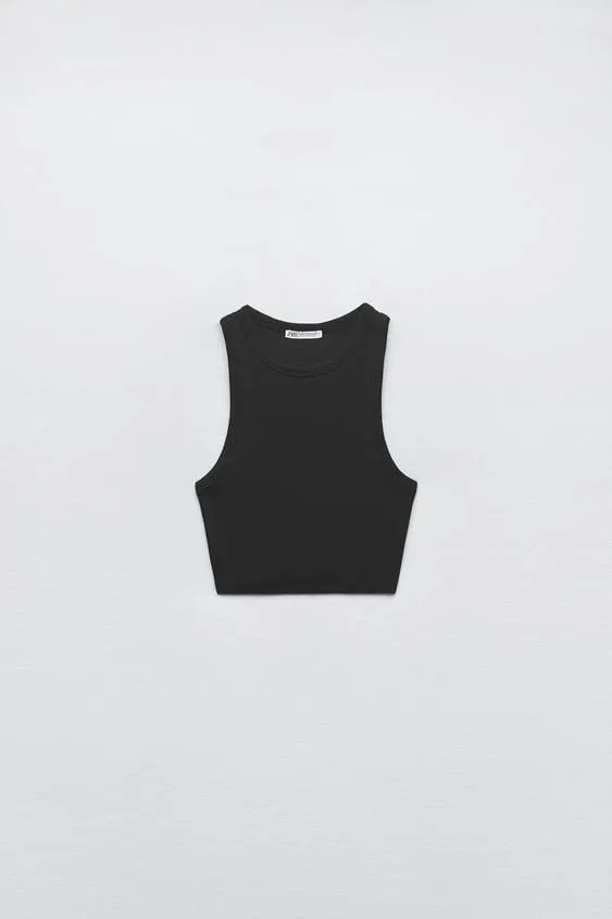 CAMISETA BÁSICA COM NERVURAS