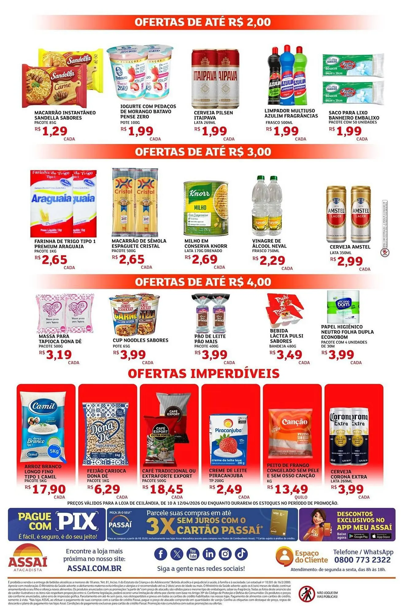 Encarte de Encarte Assaí Atacadista 10 de abril até 12 de abril 2026 - Pagina 2