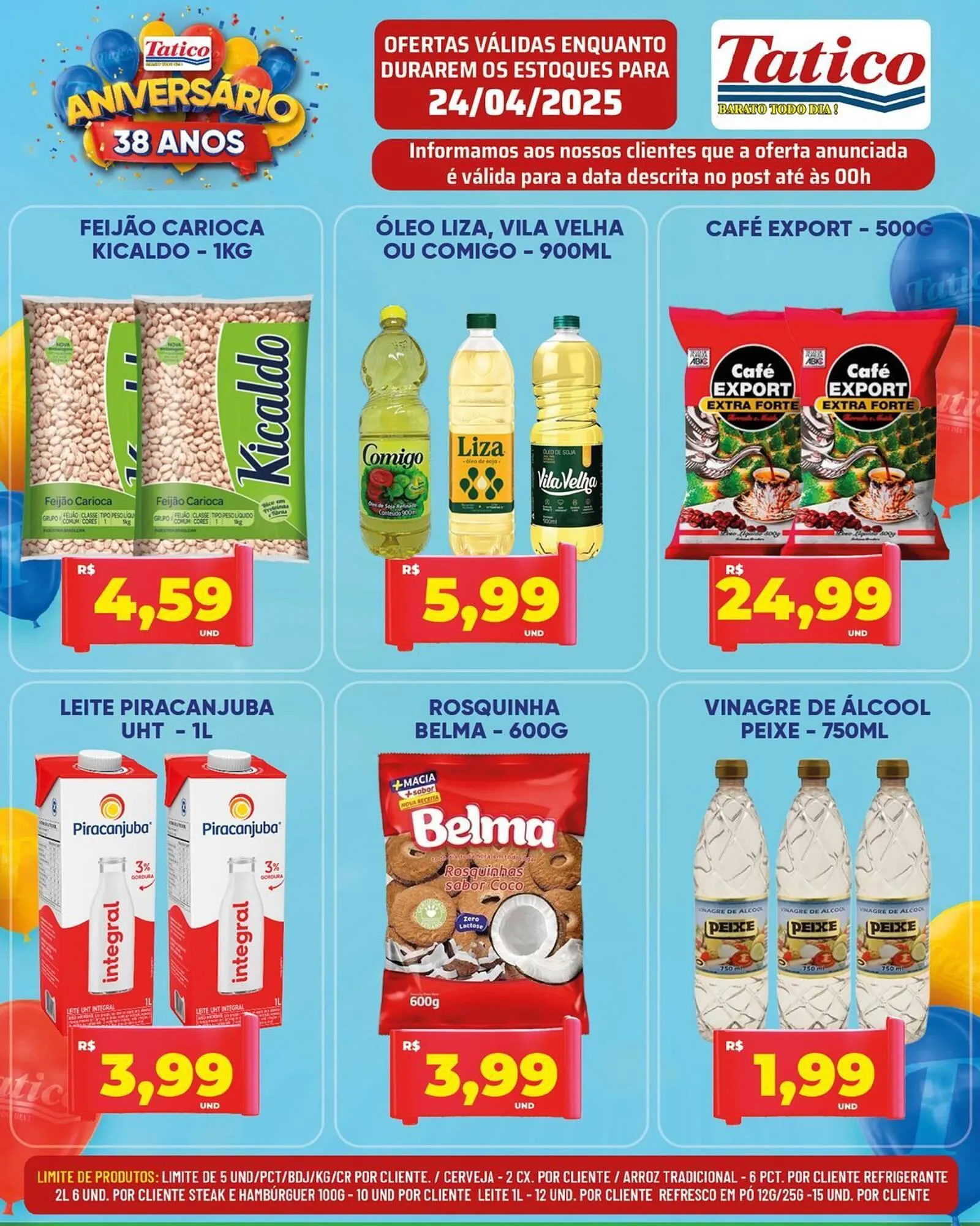 Encarte de Catálogo Tatico 24 de abril até 28 de abril 2025 - Pagina 7